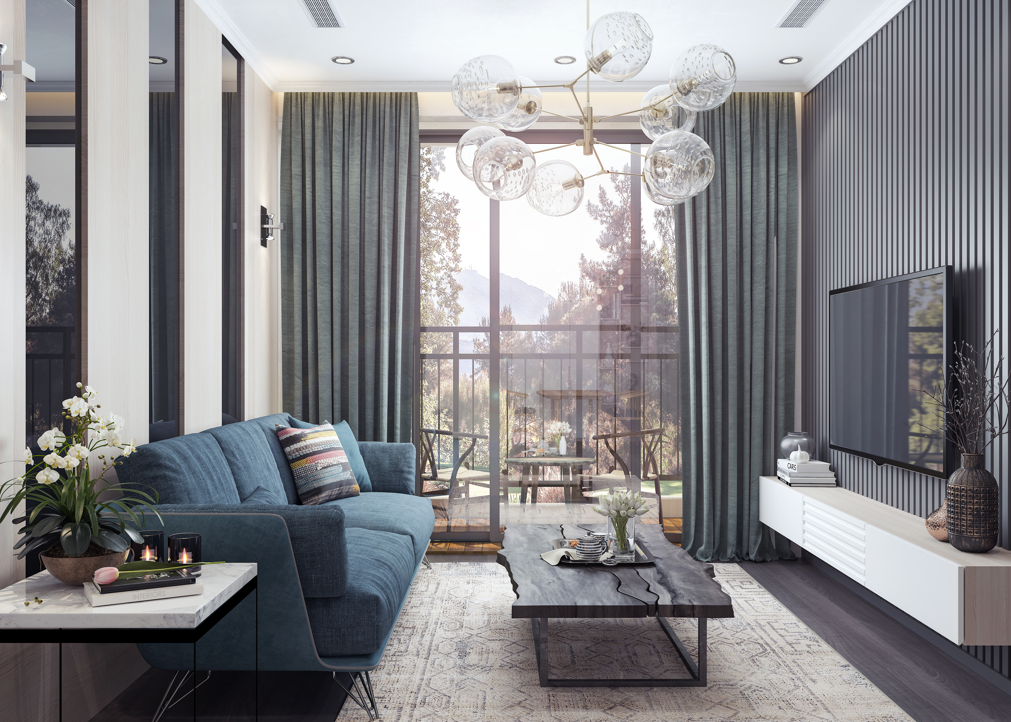 Szyna sufitowa uniwersalna 1 i 2-torowa 200 cm biała aluminiowa Inspire - 2