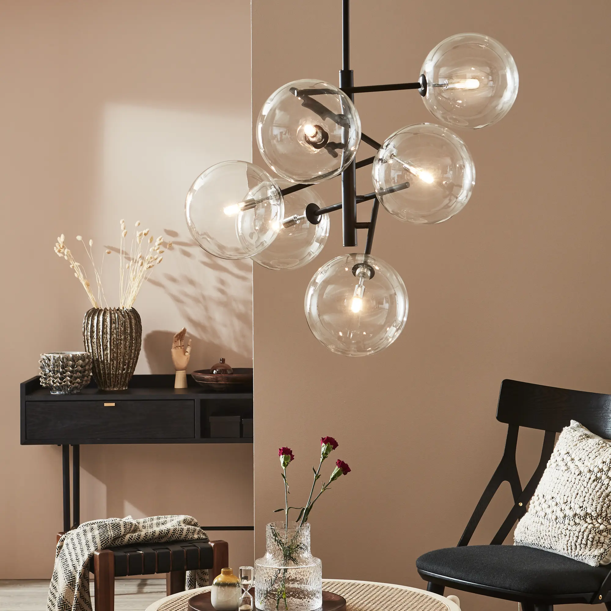 Lampa wisząca Andrew czarna G9 Markslojd - 3
