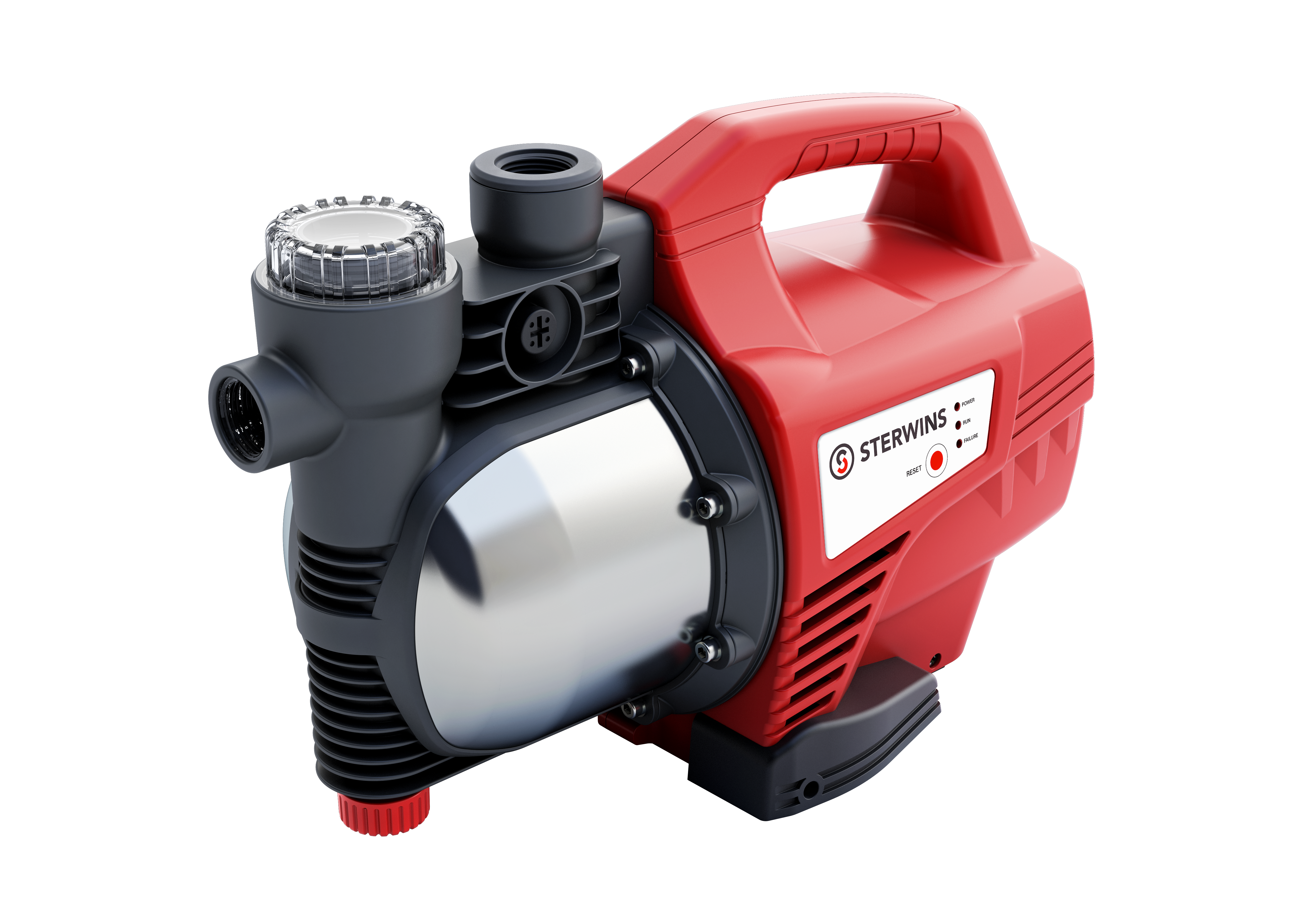 Bomba de superficie sterwins de 1100 w y caudal máximo 4 l/h