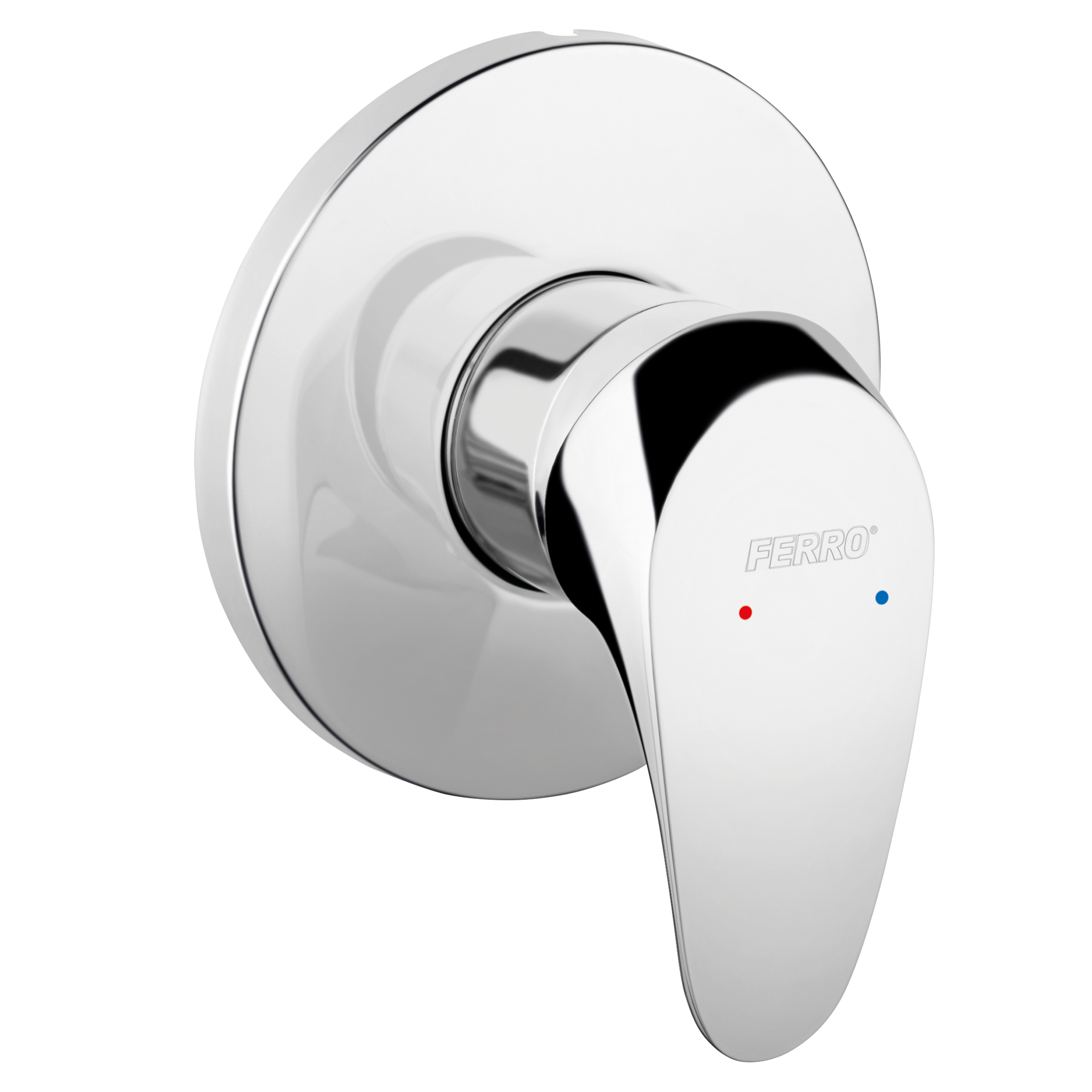 Bateria podtynkowa prysznicowa chrom Combo 1FUN Ferro