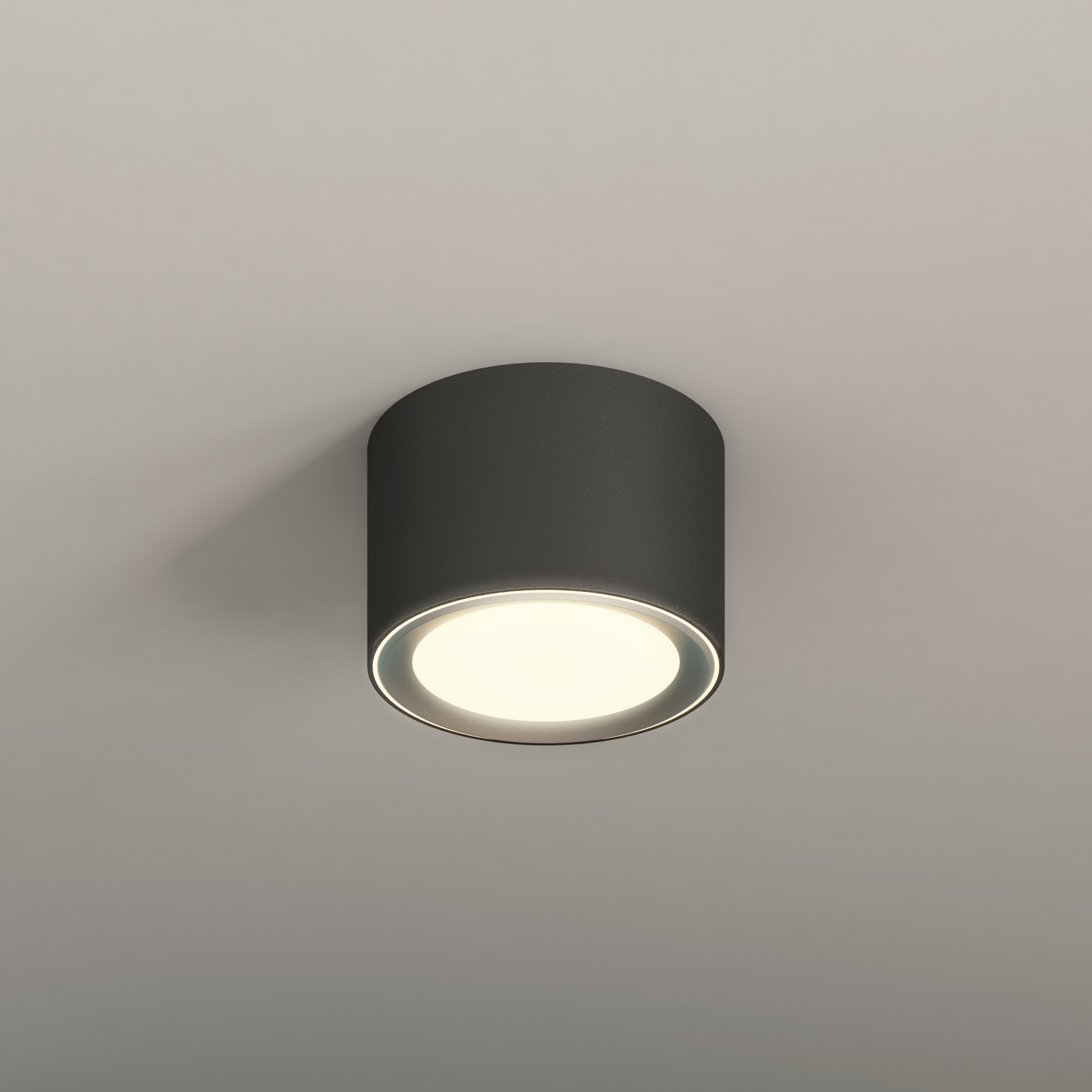 Oprawa natynkowa Oberon IP20 śr. 10 cm czarna LED Inspire - 6