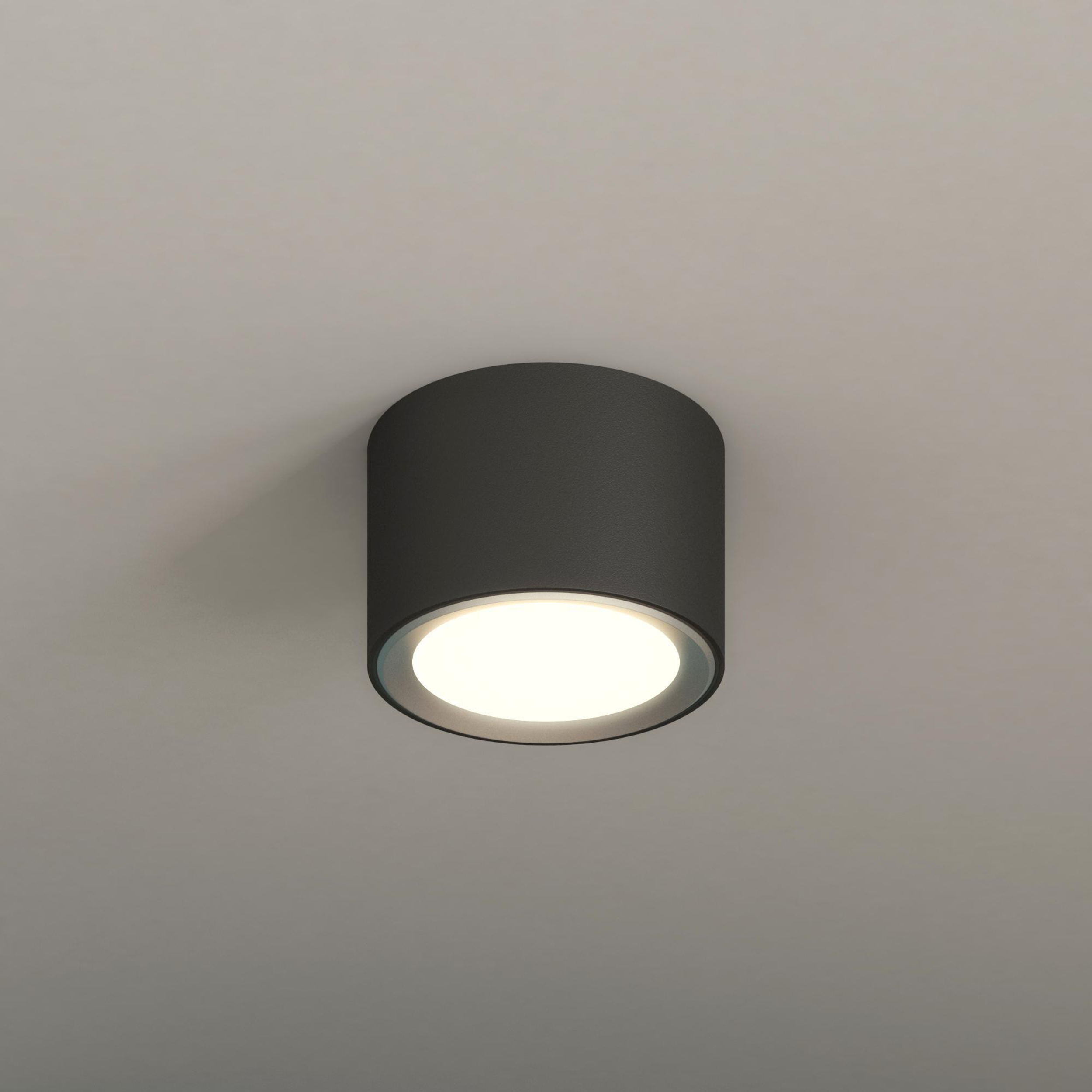 Oprawa natynkowa Oberon IP20 śr. 10 cm czarna LED Inspire - 4