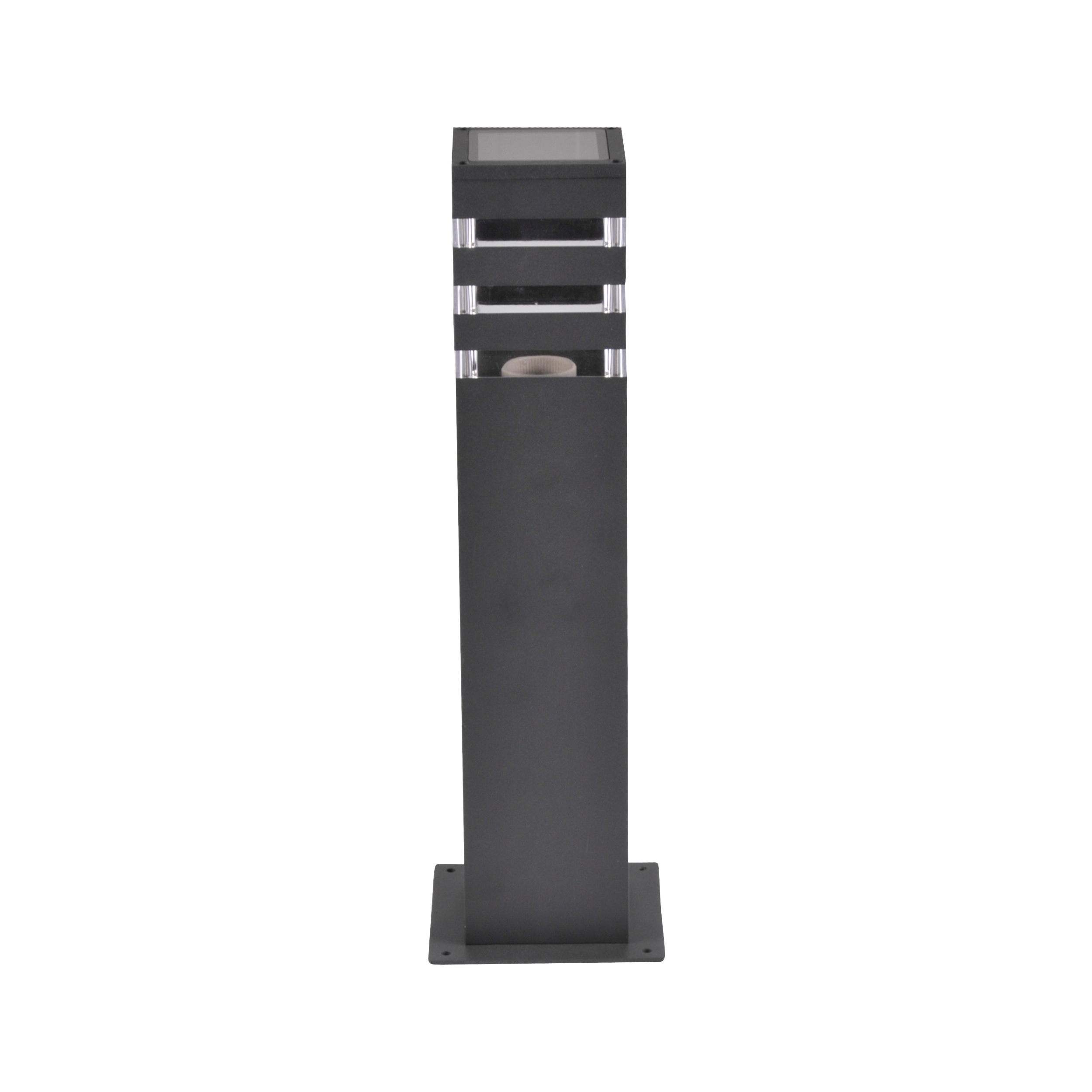 Lampa zewnętrzna ogrodowa słupek Teksas E27 44 cm grafit IP44 Goldlux - 14