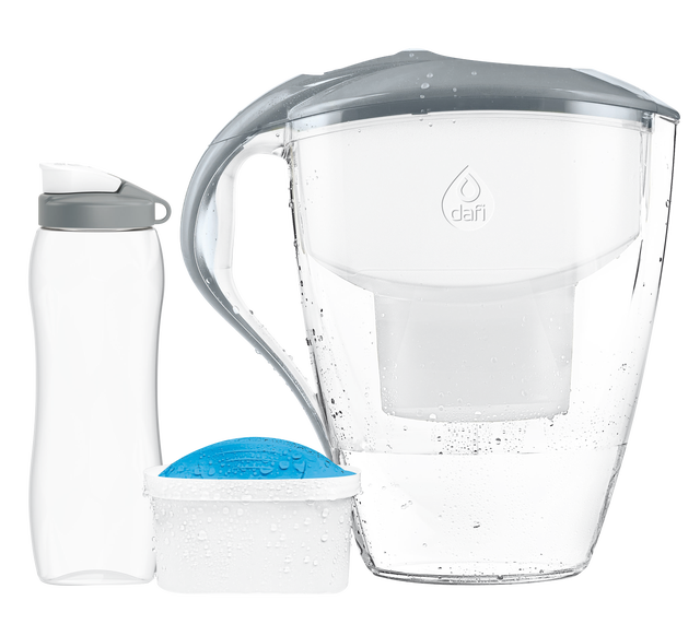 Zestaw dzbanek filtrujący Astra 3 l/1.5 l + filtr Unimax Mg + butelka filtrująca Dafi
