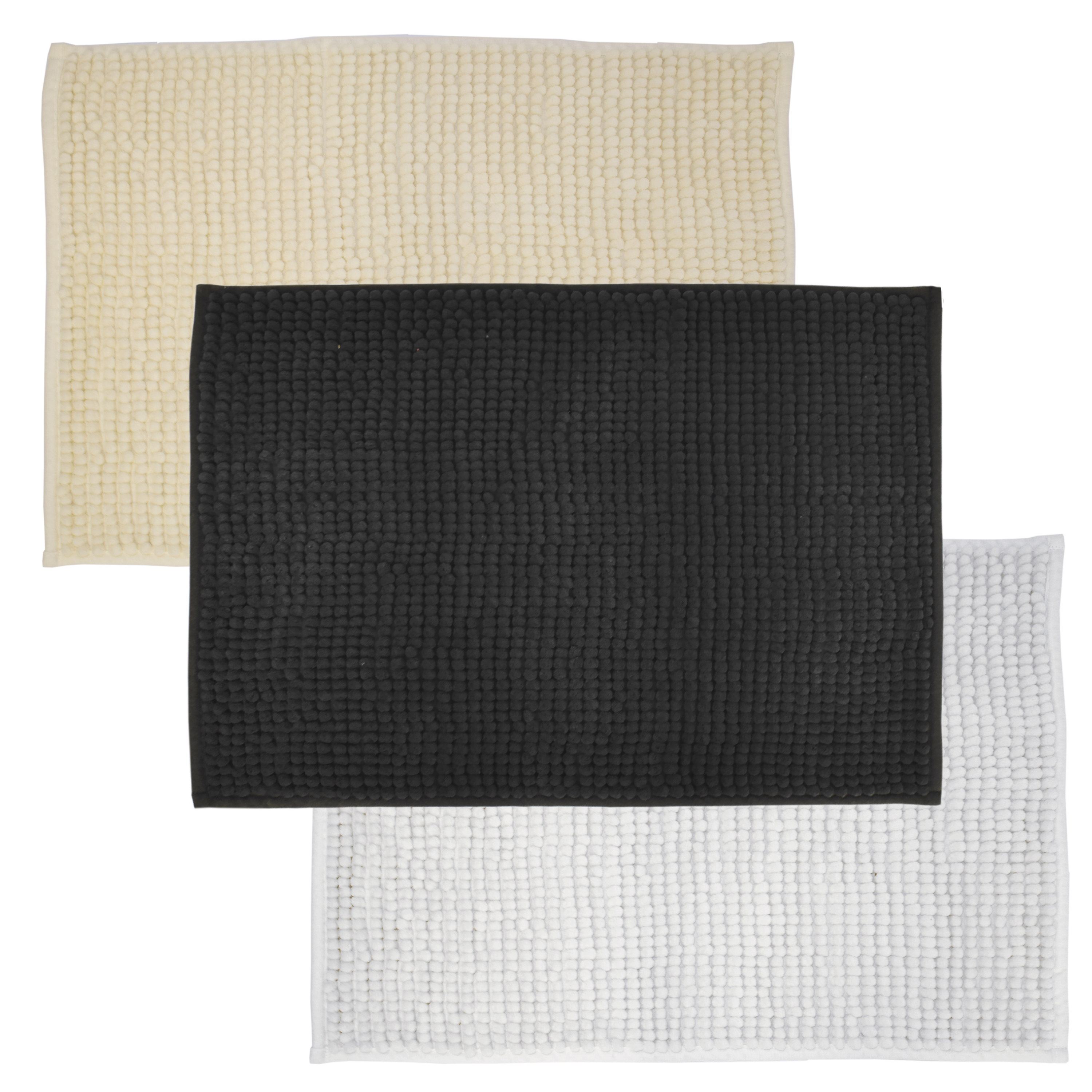 Dywanik łazienkowy Parma Czarny 40 x 60 Sepio - 5