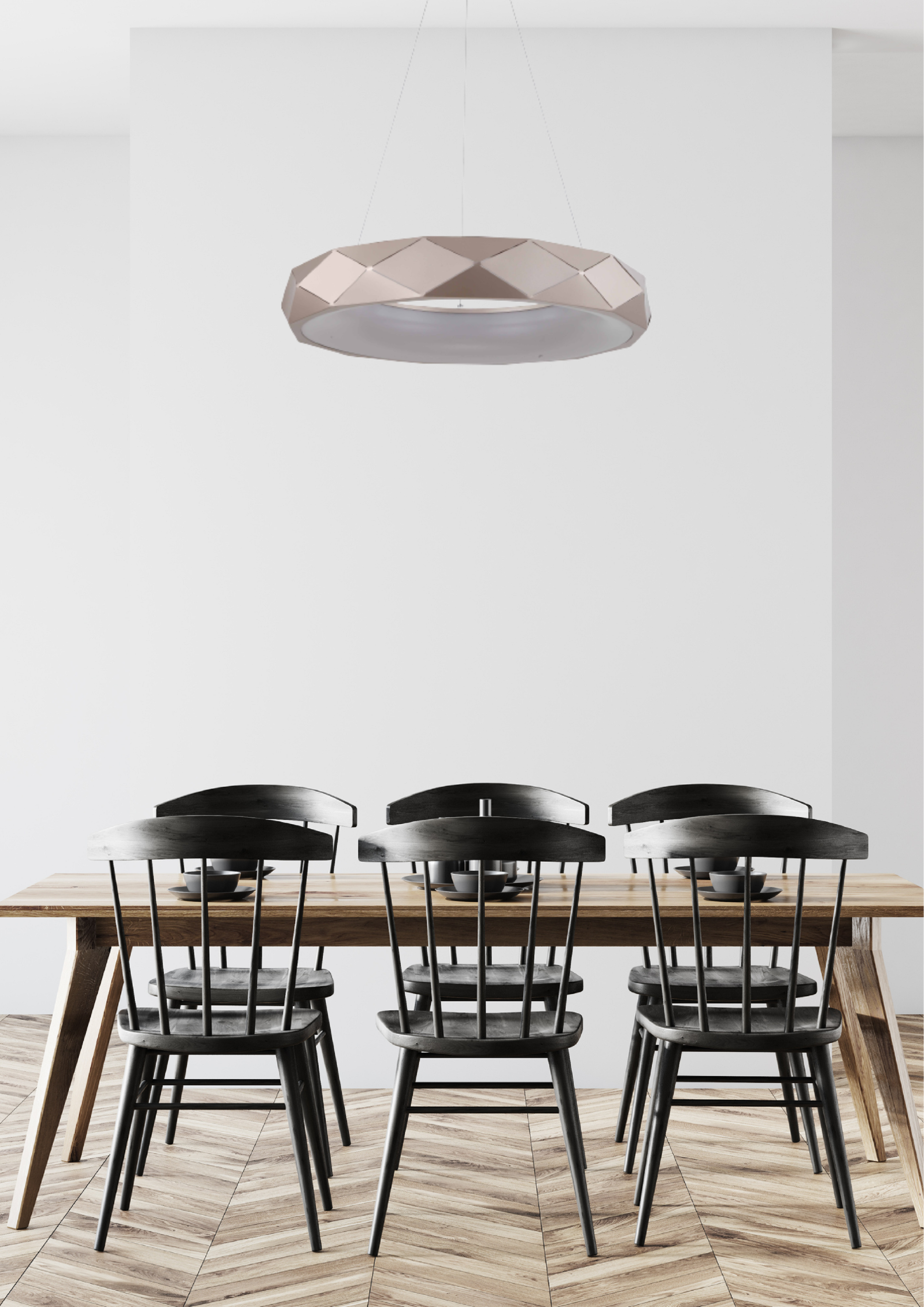 Lampa wisząca Reus złota 4100 lm LED Light Prestige - 3