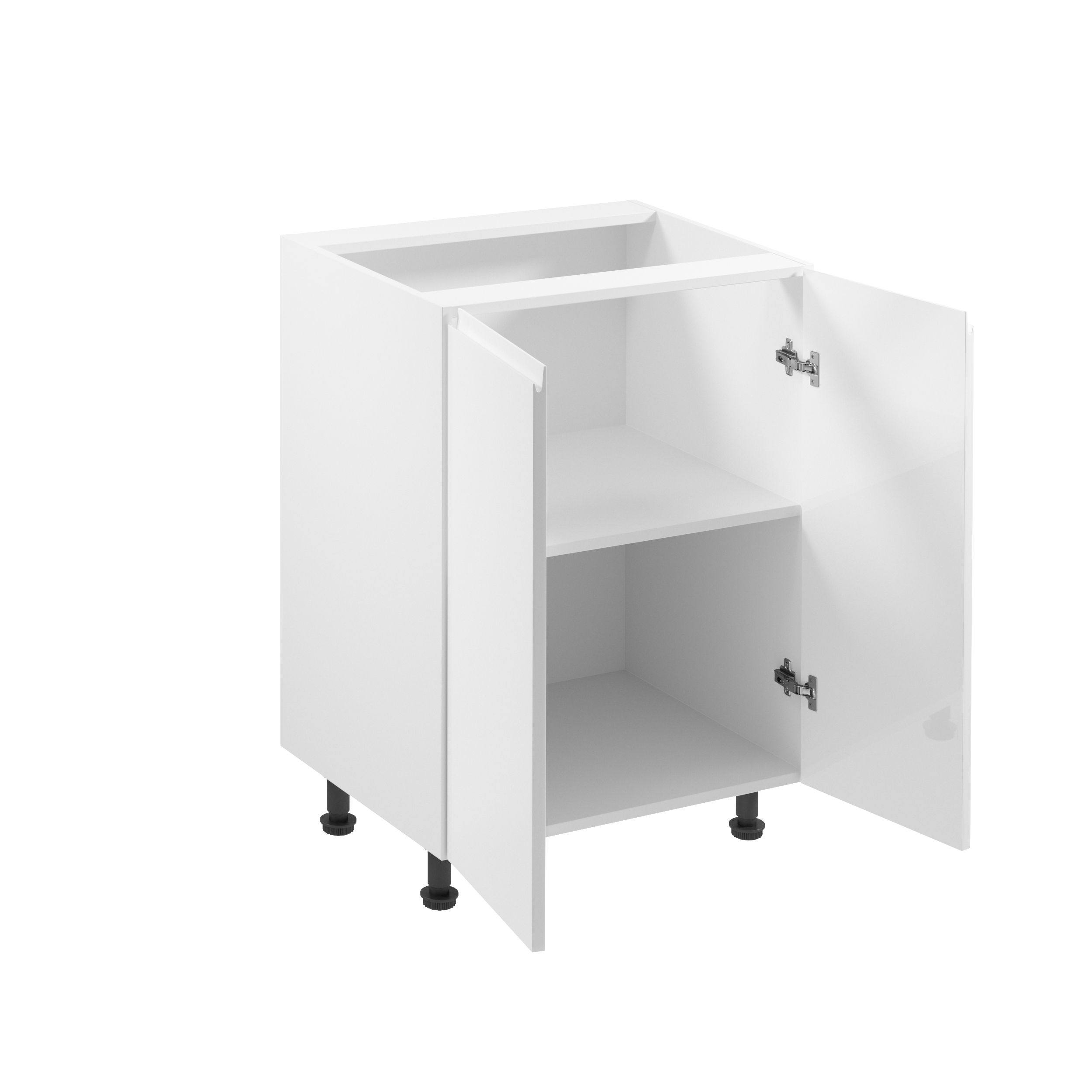 Szafka kuchenna stojąca Aspen II 60 cm kolor biały - 3