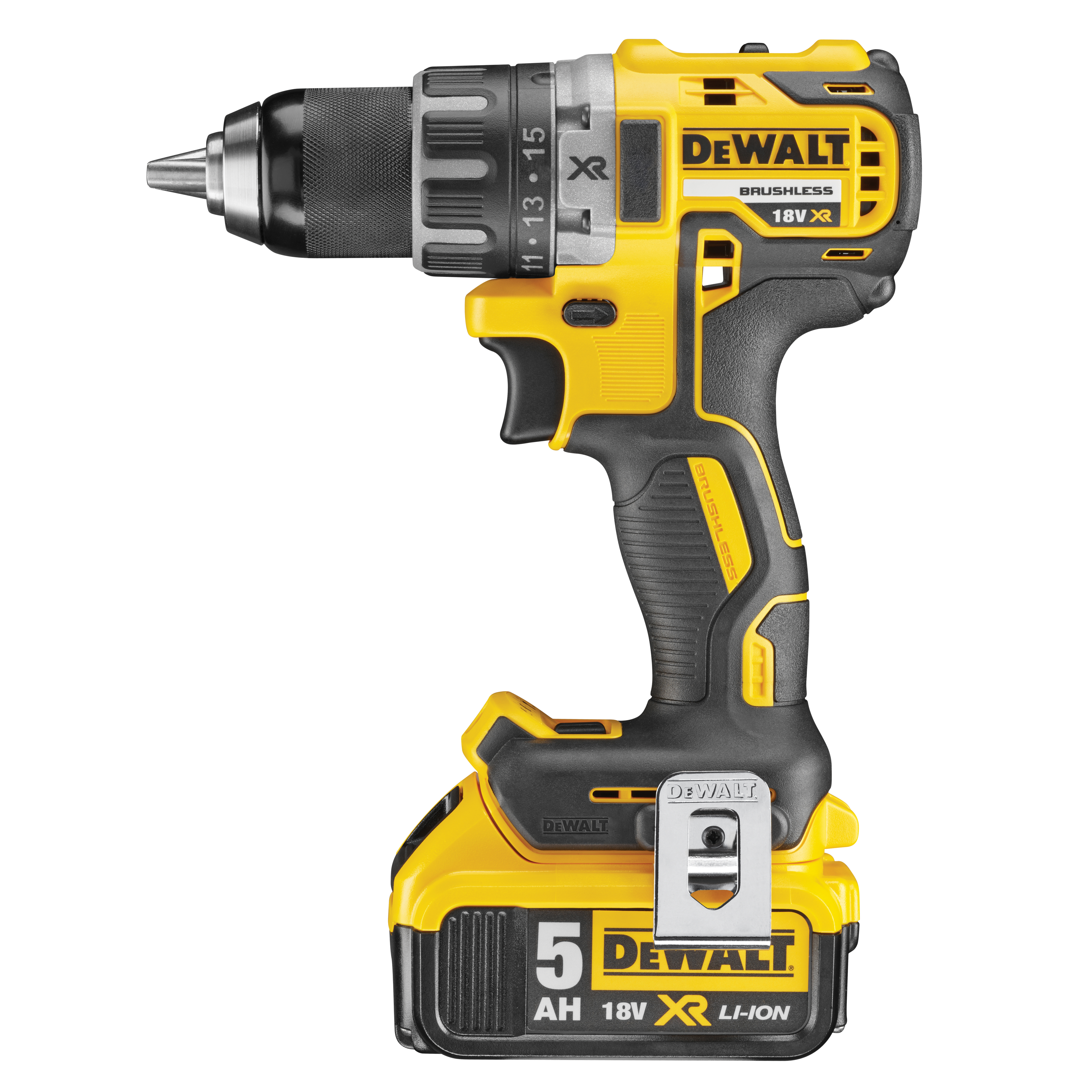Zestaw wiertarko-wkrętarka+szlifierka kątowa DEWALT DCK2020P2T-QW Li-Ion 18V 2x5Ah - 5