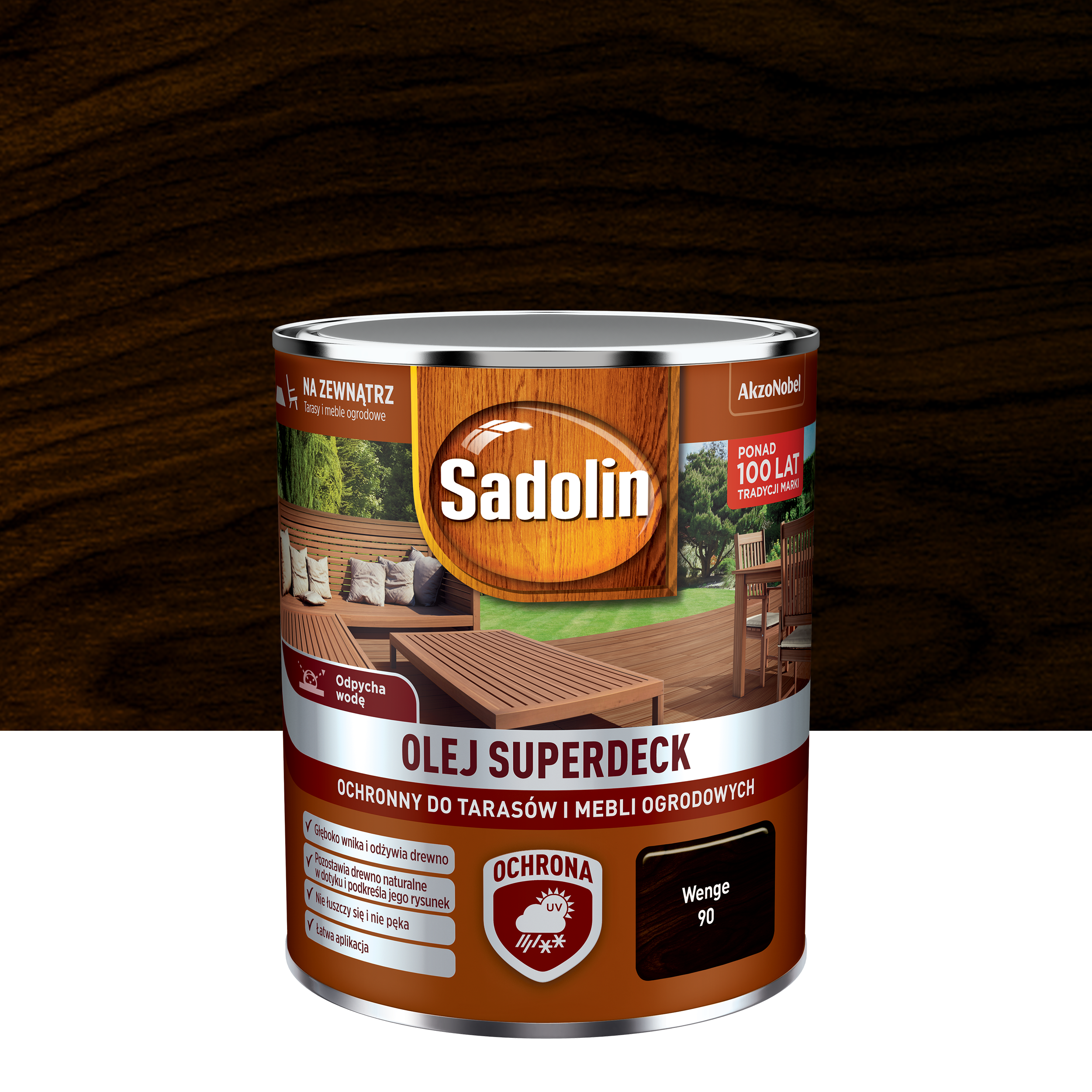 Olej do tarasów SUPERDECK 0.75 l Wenge SADOLIN