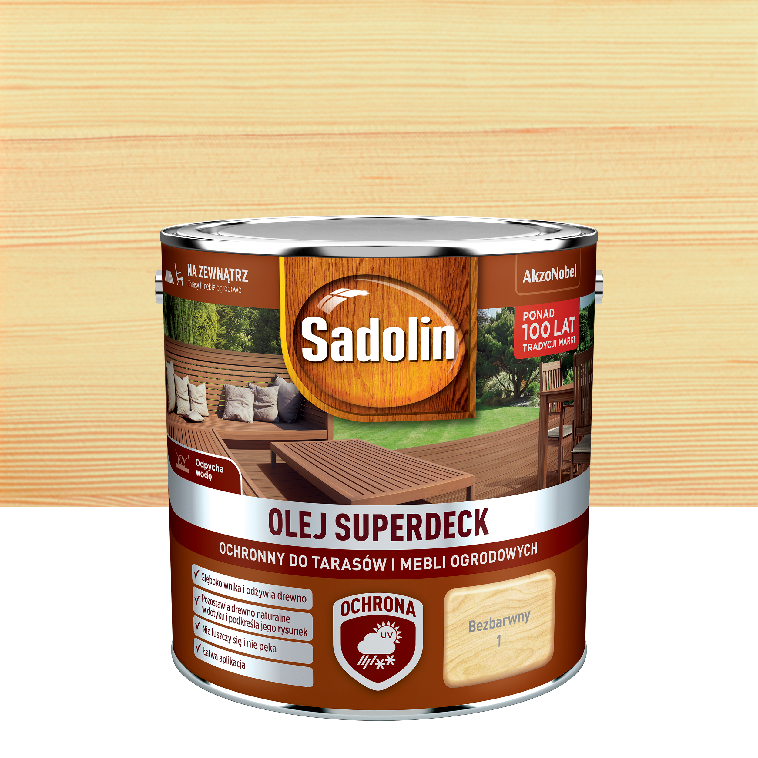 Olej do tarasów SUPERDECK 2.5 l Bezbarwny SADOLIN