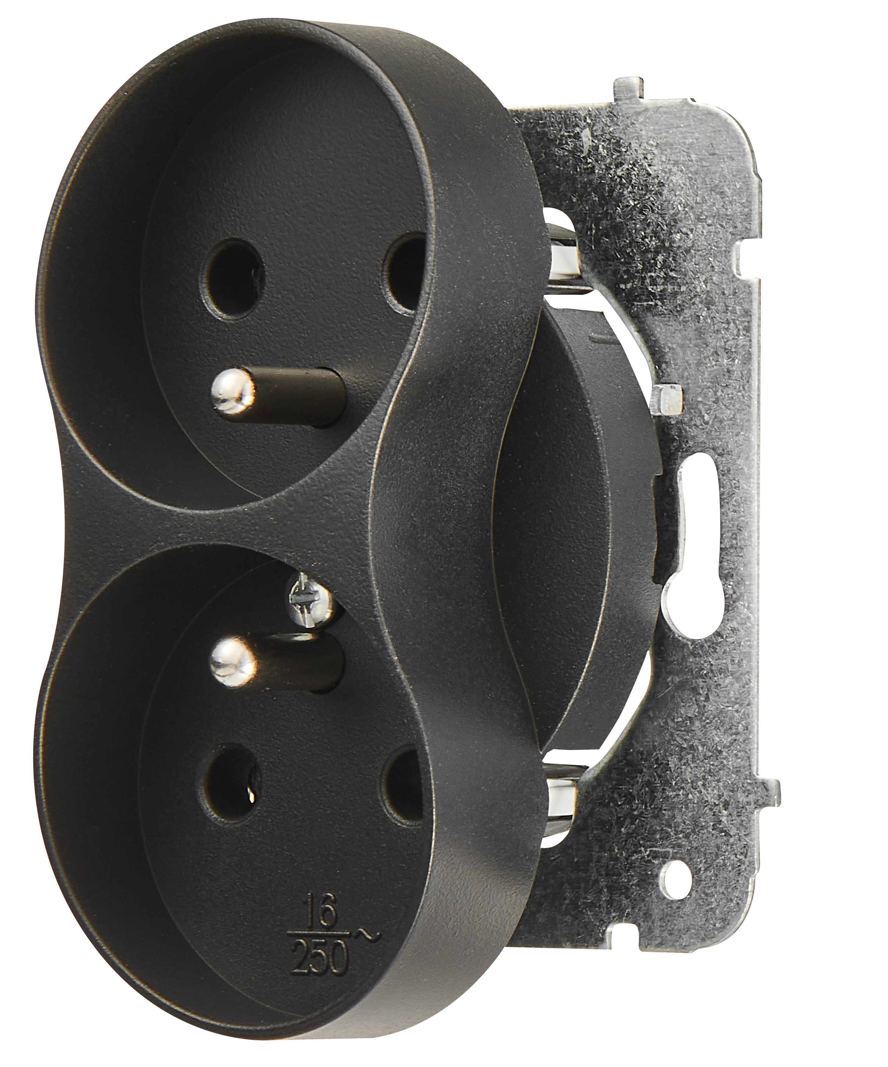 Gniazdo podwójne Ardea czarne Lexman - 2