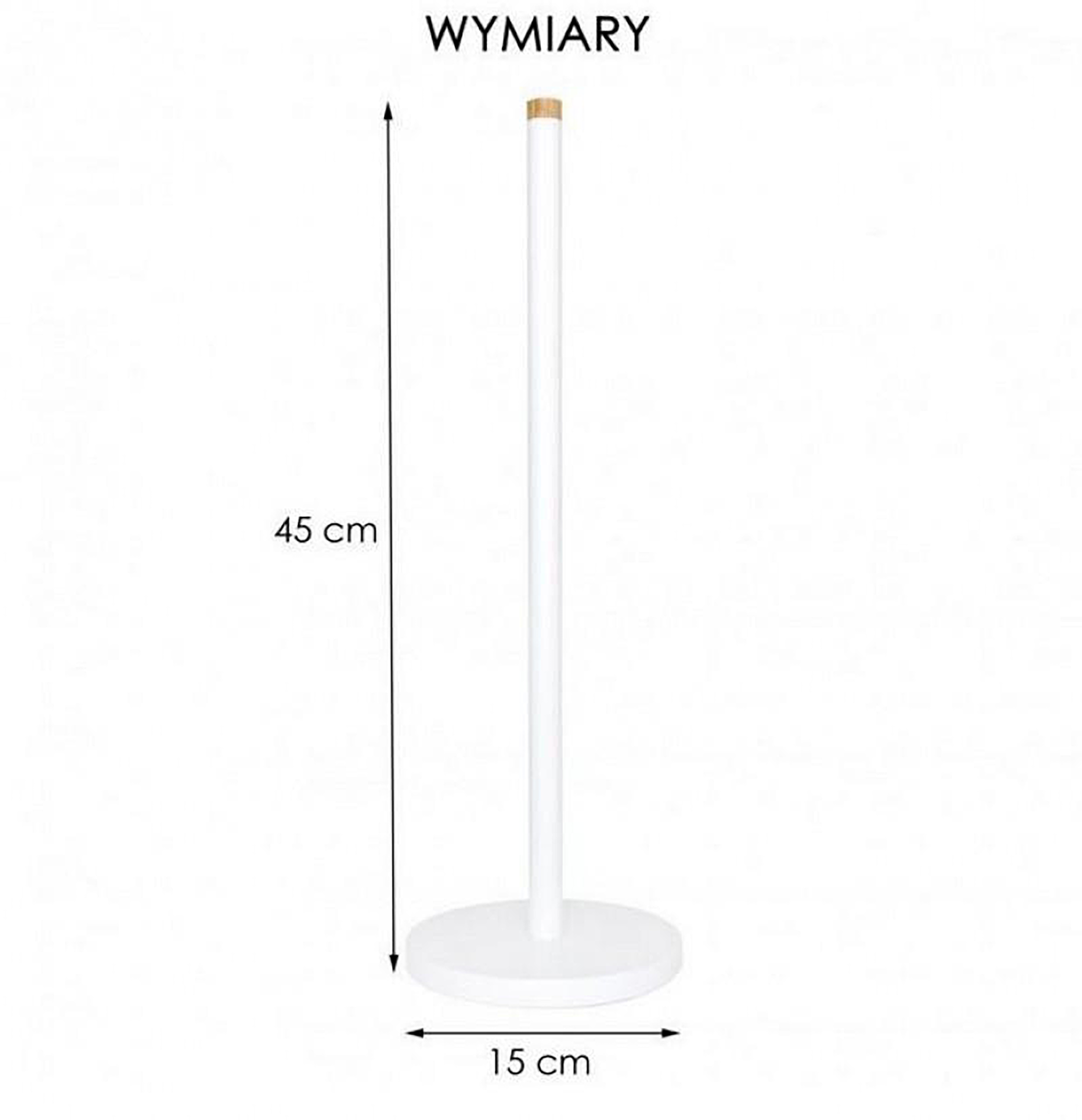 Stojak na zapas papieru toaletowego Center Plus - 4