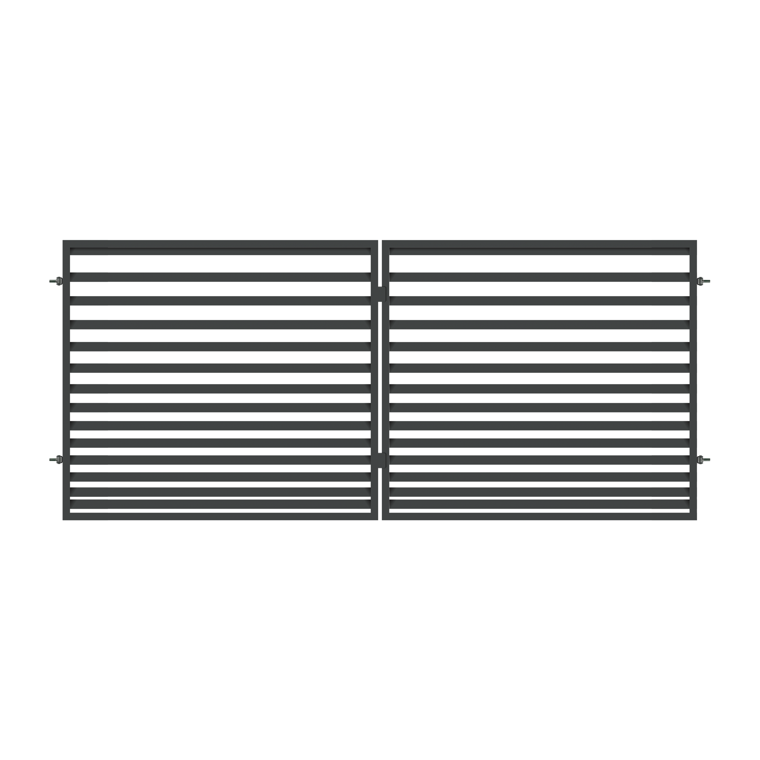 Brama dwuskrzydłowa Bali II 3,5x1,5 m Polbram