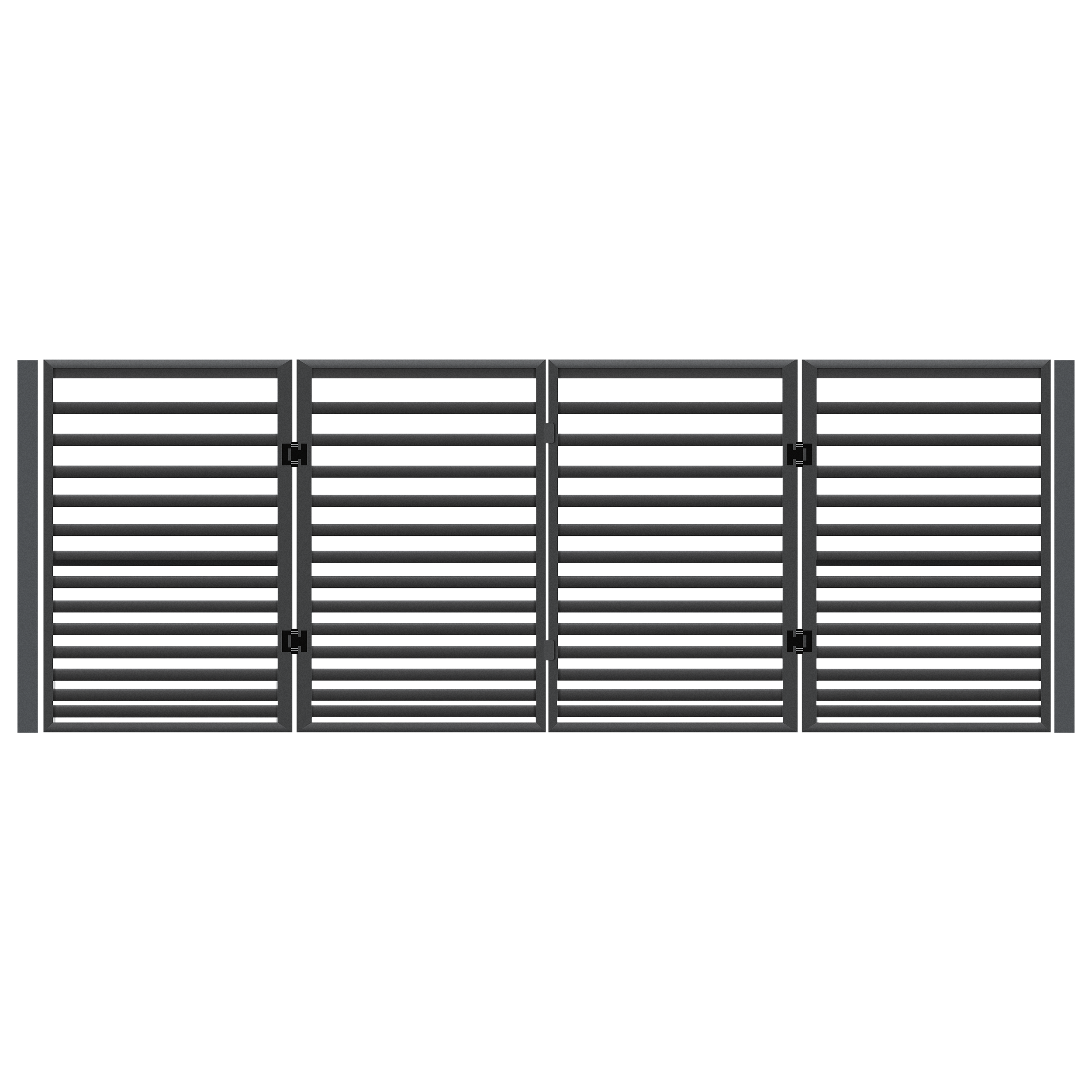 Brama łamana Bali II 4x1,5 m ZN automat Polbram