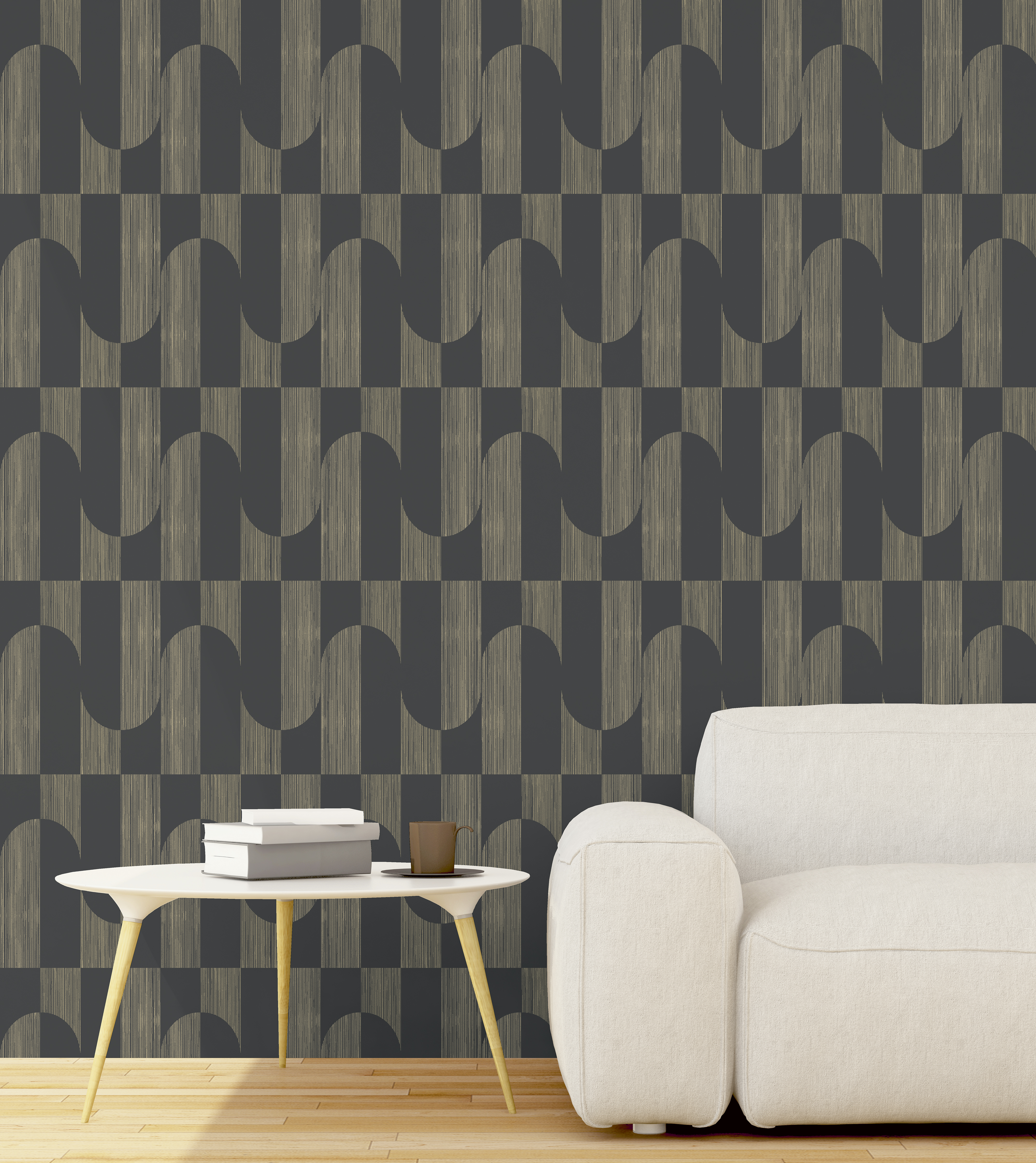 Tapeta Graz A55702 3D szara winylowa na flizelinie