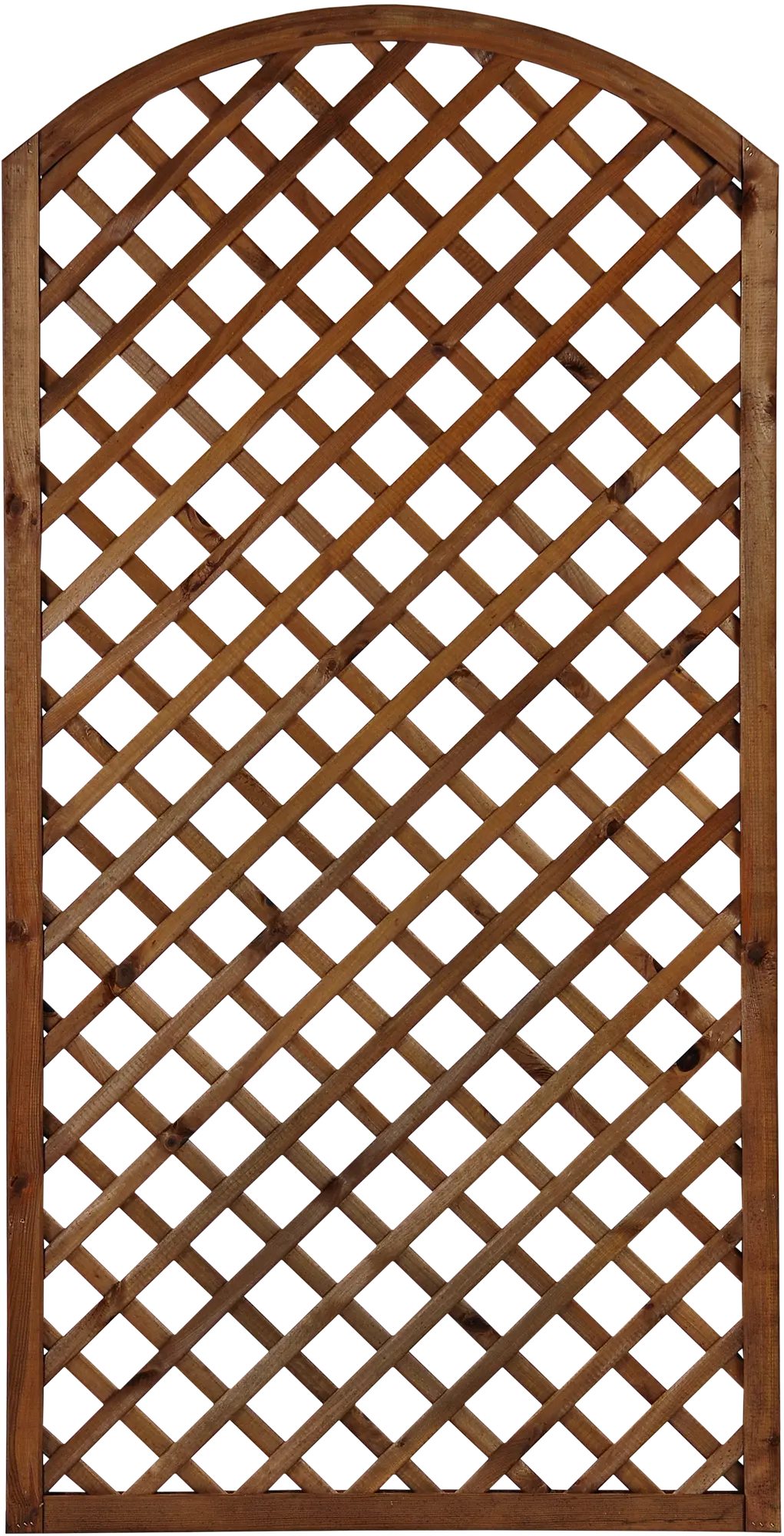 Płot kratkowy z łukiem Nive 90x180 cm drewniany Naterial - 10