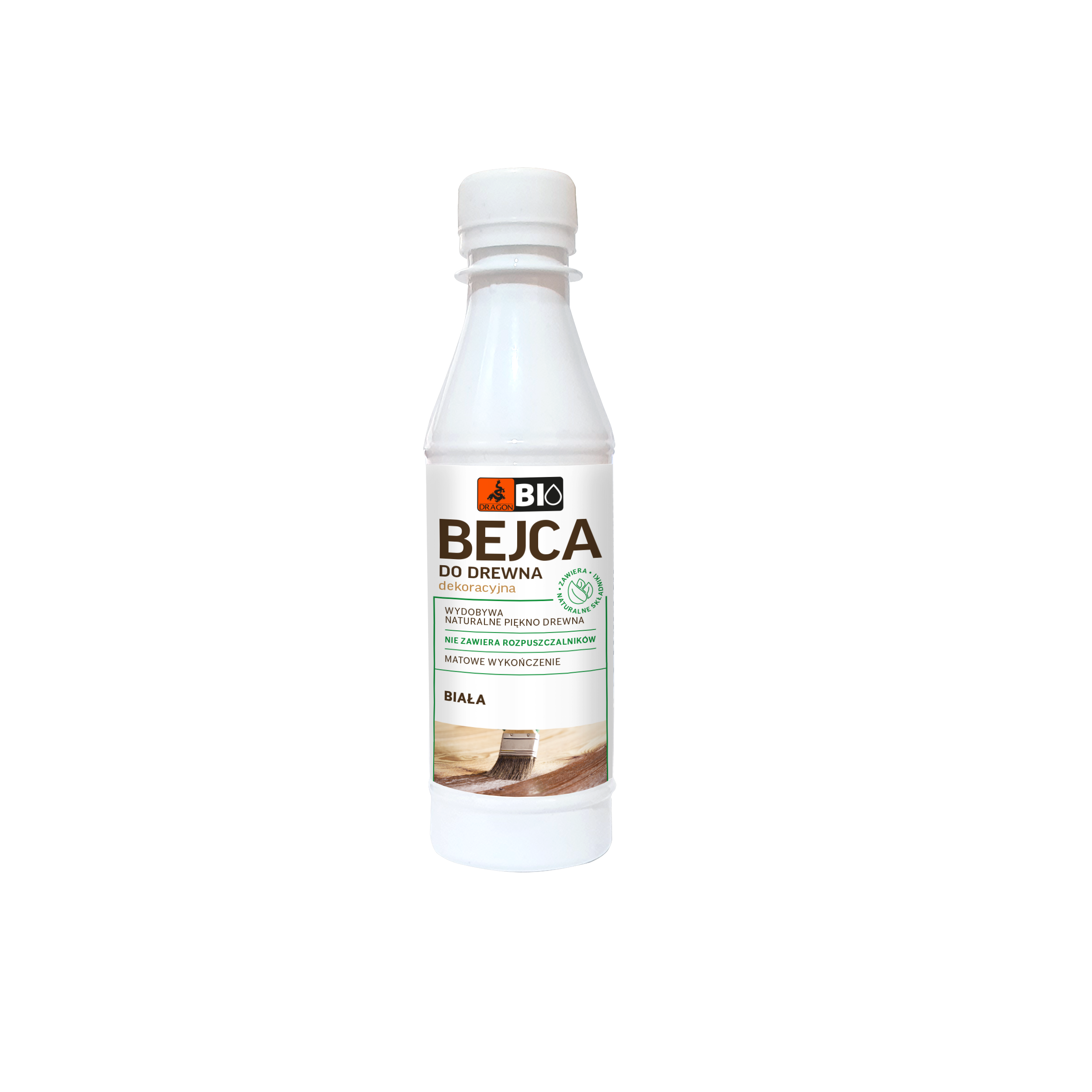 Bejca dekoracyjna do mebli Biała 0.2 l Dragon