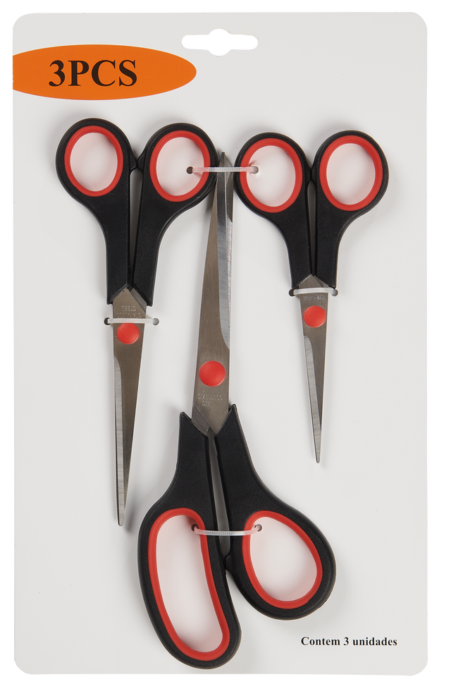 3 tesouras 12,5CM