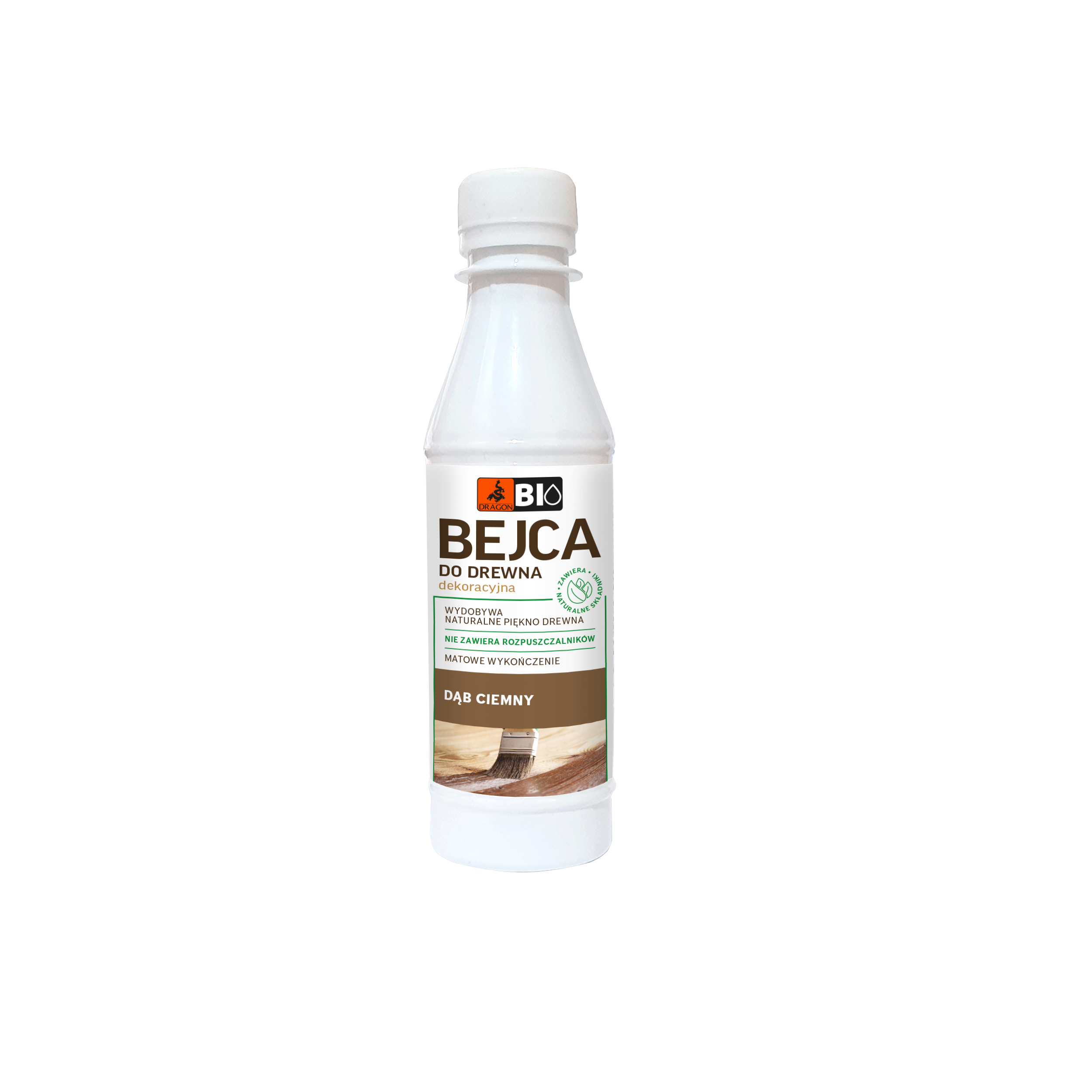Bejca dekoracyjna do mebli Dąb ciemny 0.2 l Dragon