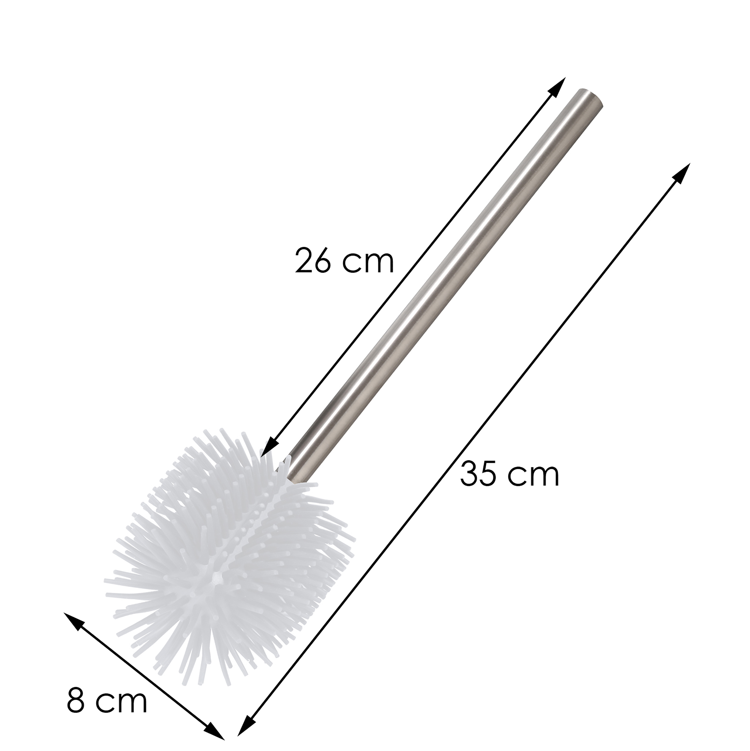 Szczotka do toalety Biała Yoka Home Center Plus - 4