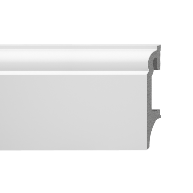Listwa przypodłogowa PCV Espumo 2 301 Biała 80 mm Vox