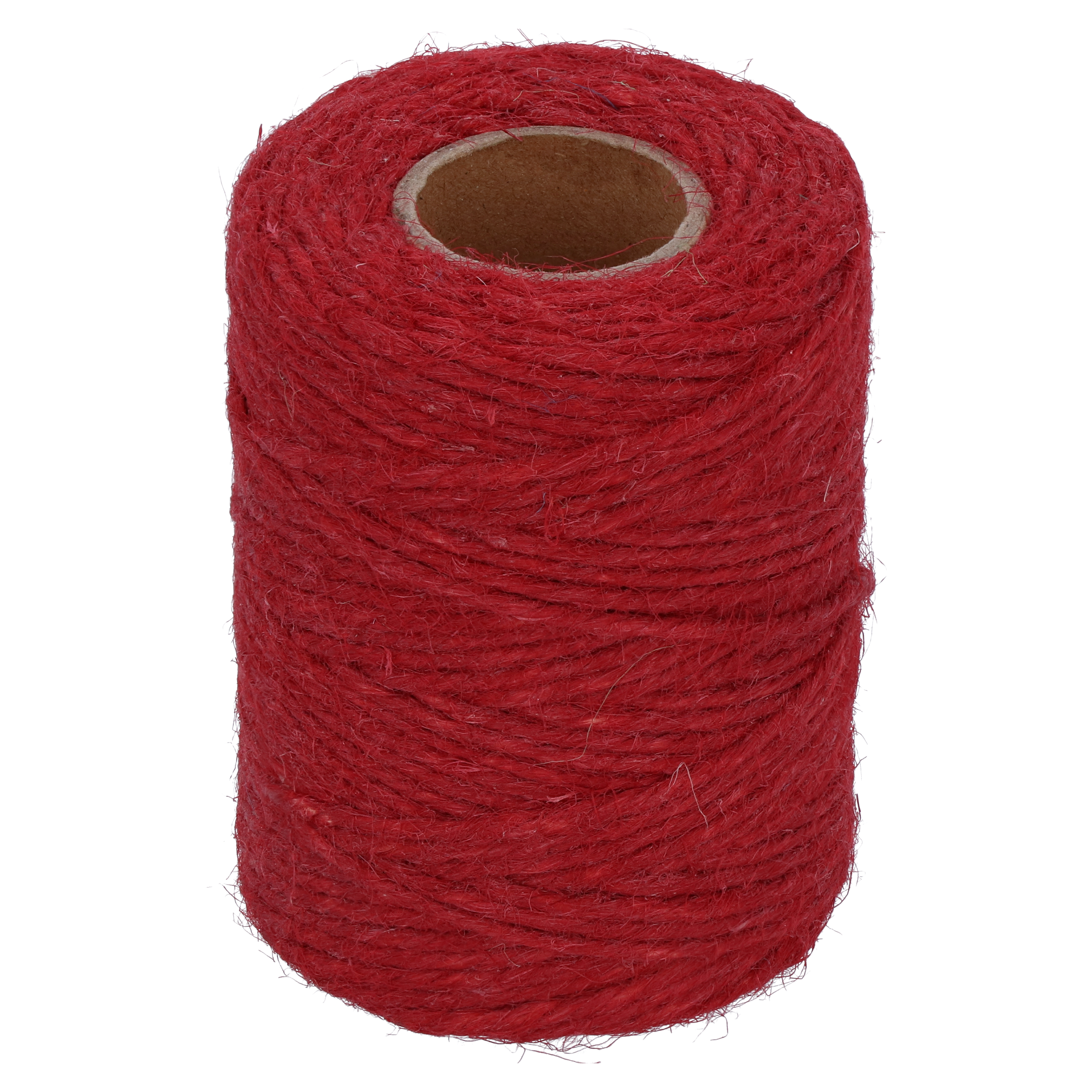 Sznurek jutowy 2 mm x 50 m czerwony