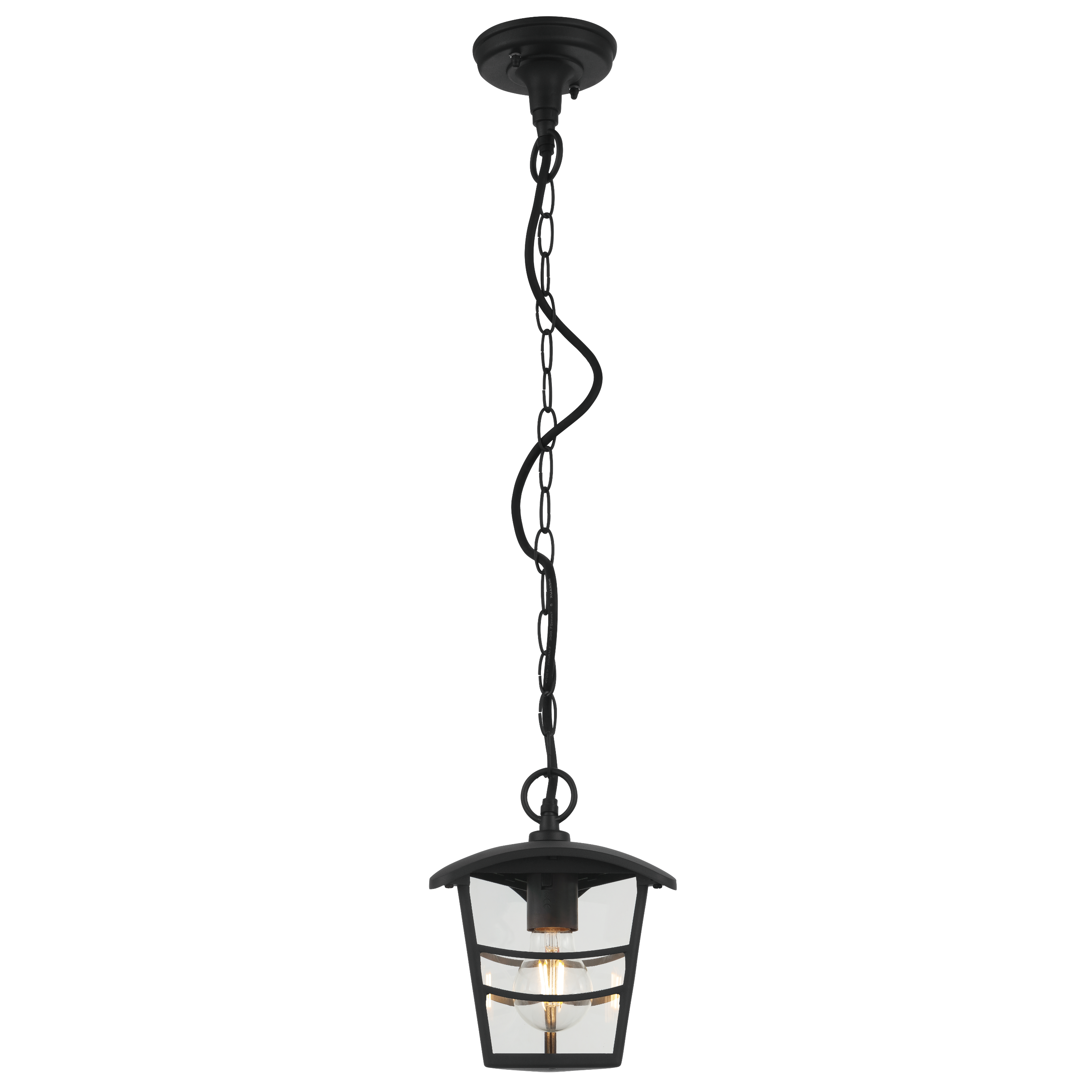 Lampa ogrodowa wisząca Palama czarna E27 Inspire - 6