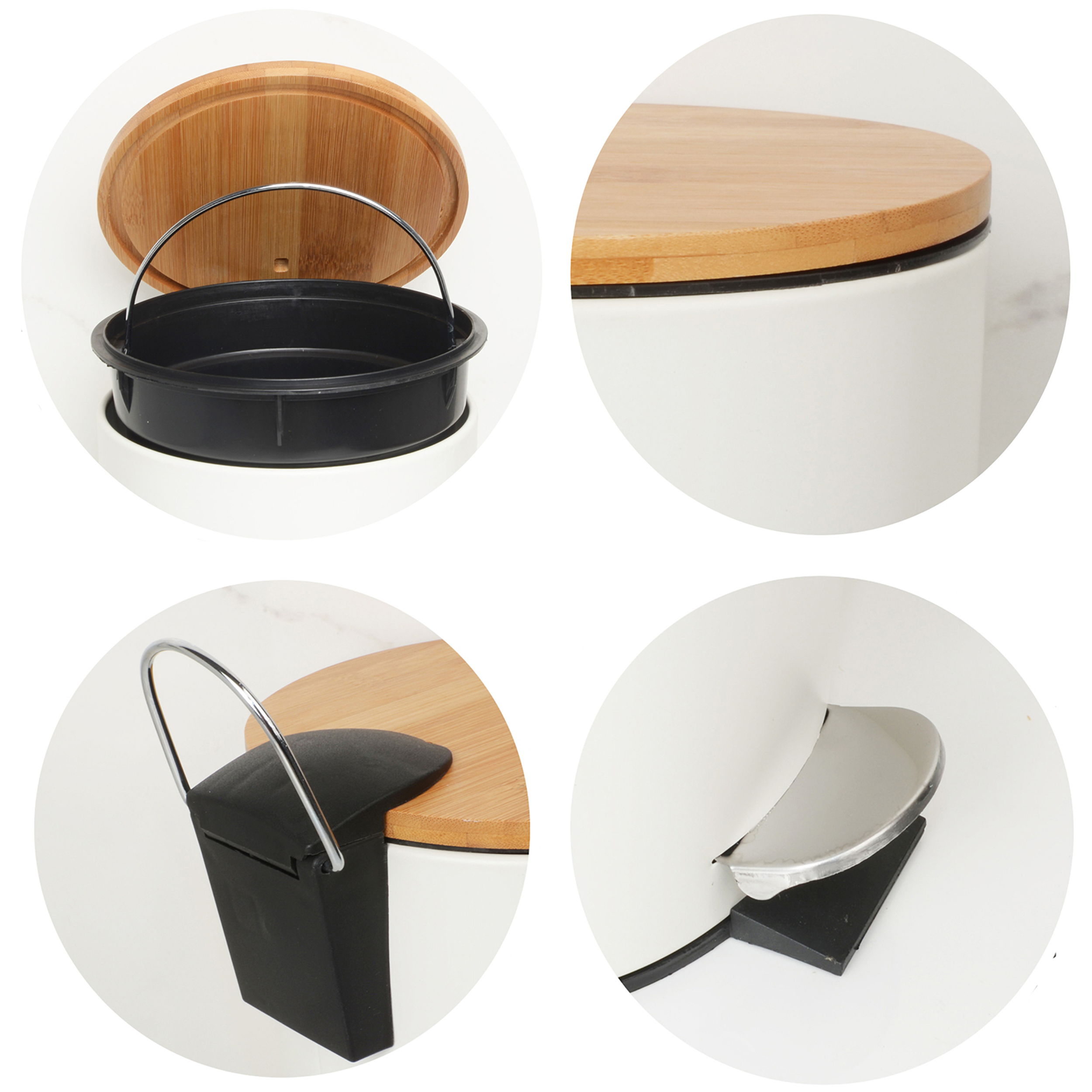 Łazienkowy kosz na śmieci VINI YOKA 3L CENTER PLUS - 3