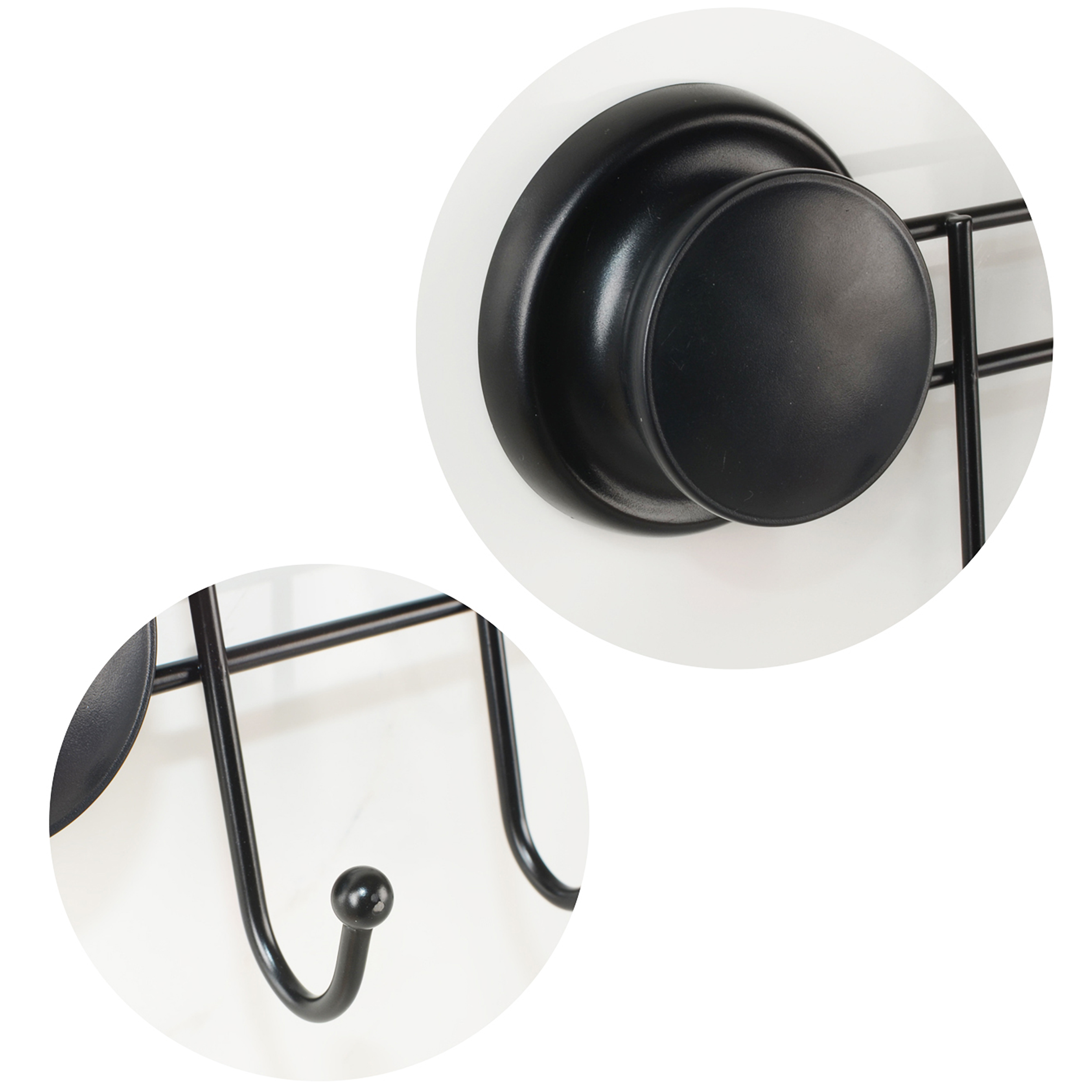 Wieszak ścienny czarny Gavi Yoka Home - 3