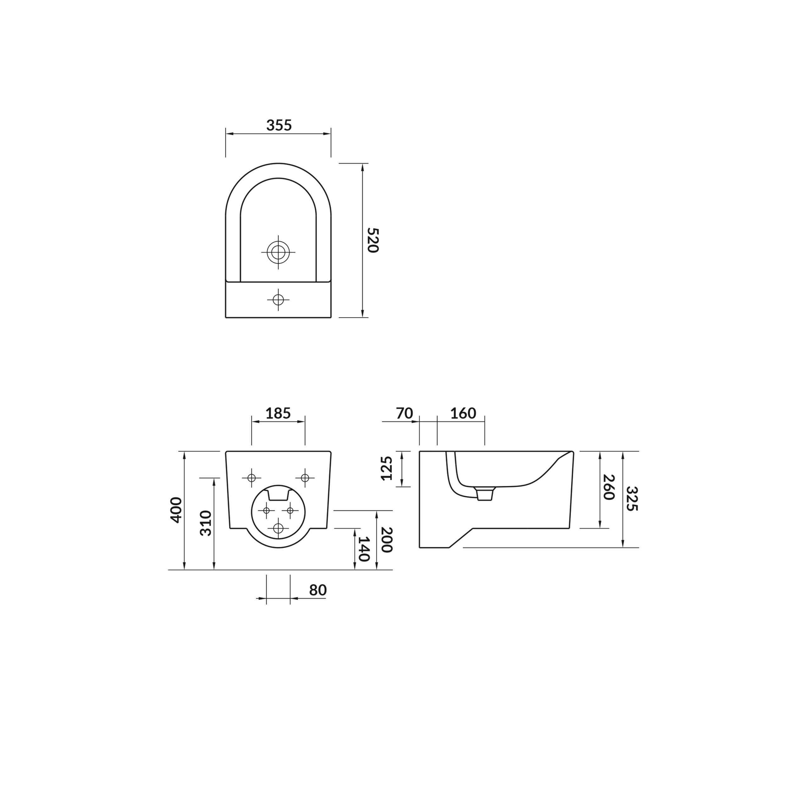 Bidet wiszący Reel Cersanit - 6