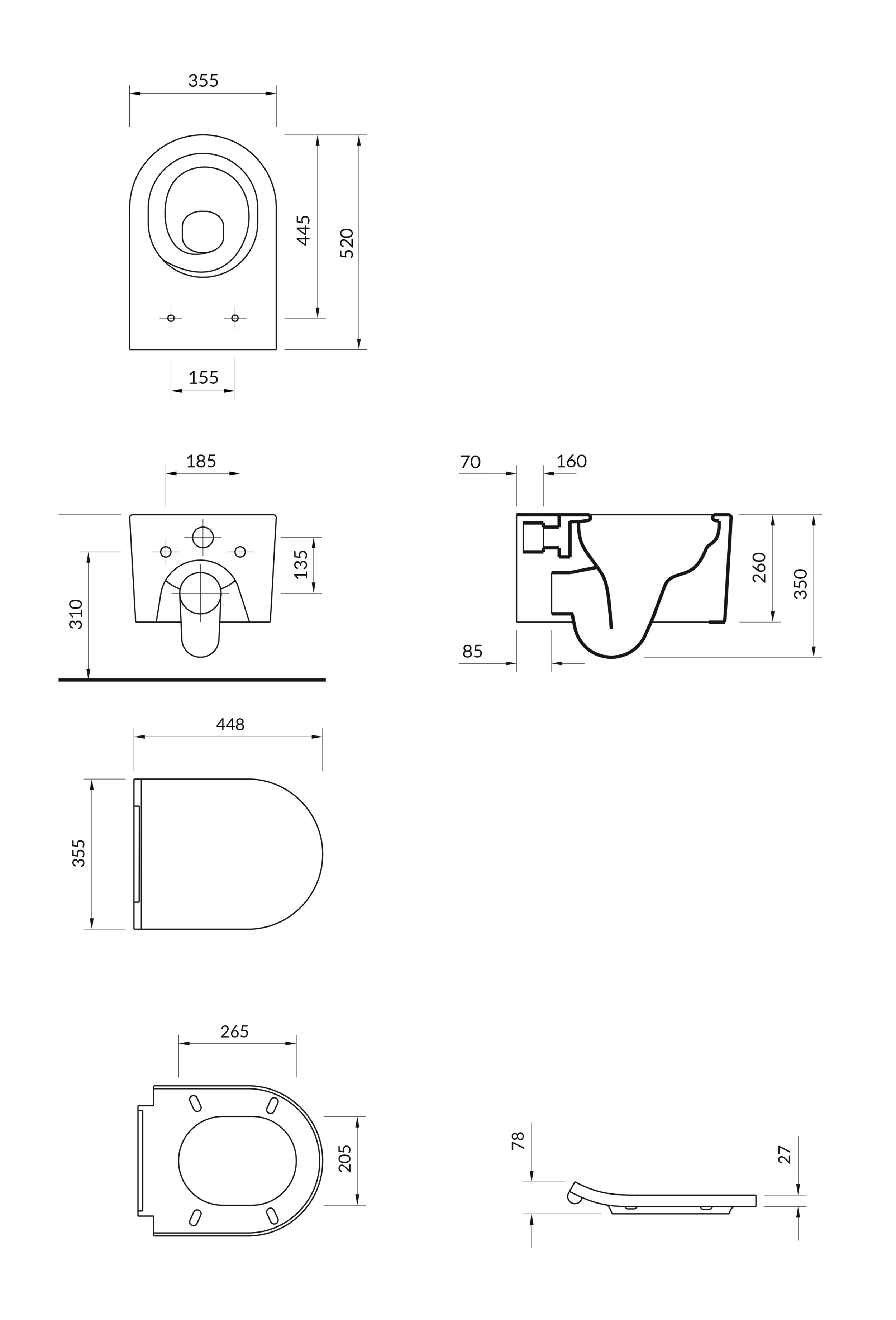 Miska WC wisząca Reel Cersanit wirowa - 7