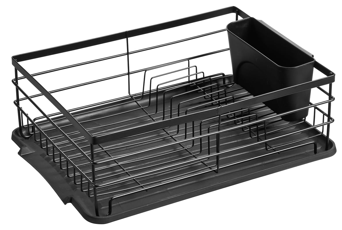 Ociekarka do naczyń 15 x 34 x 45 cm LKA-01 czarna