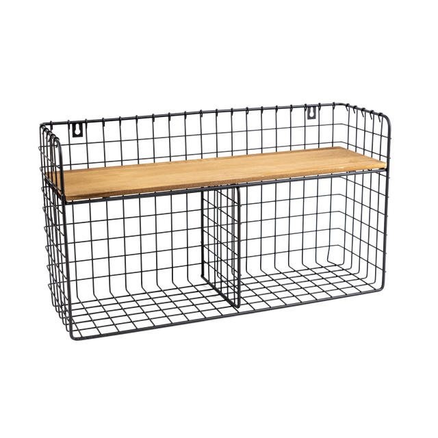 Półka dekoracyjna trójdzielna Loft 51x15x28 cm