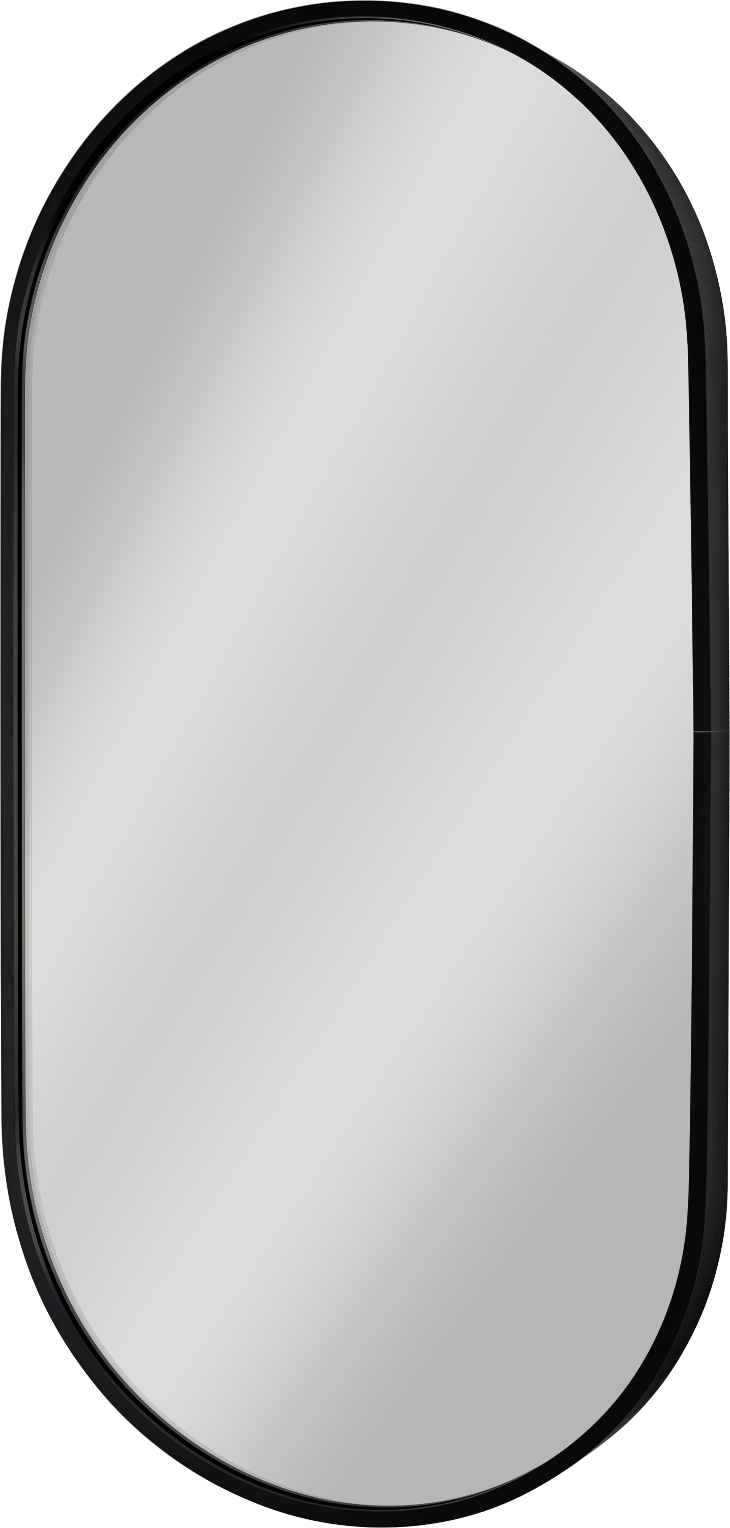 Lustro łazienkowe bez oświetlenia Joy Black 50 x 100 Dubiel Vitrum - 2