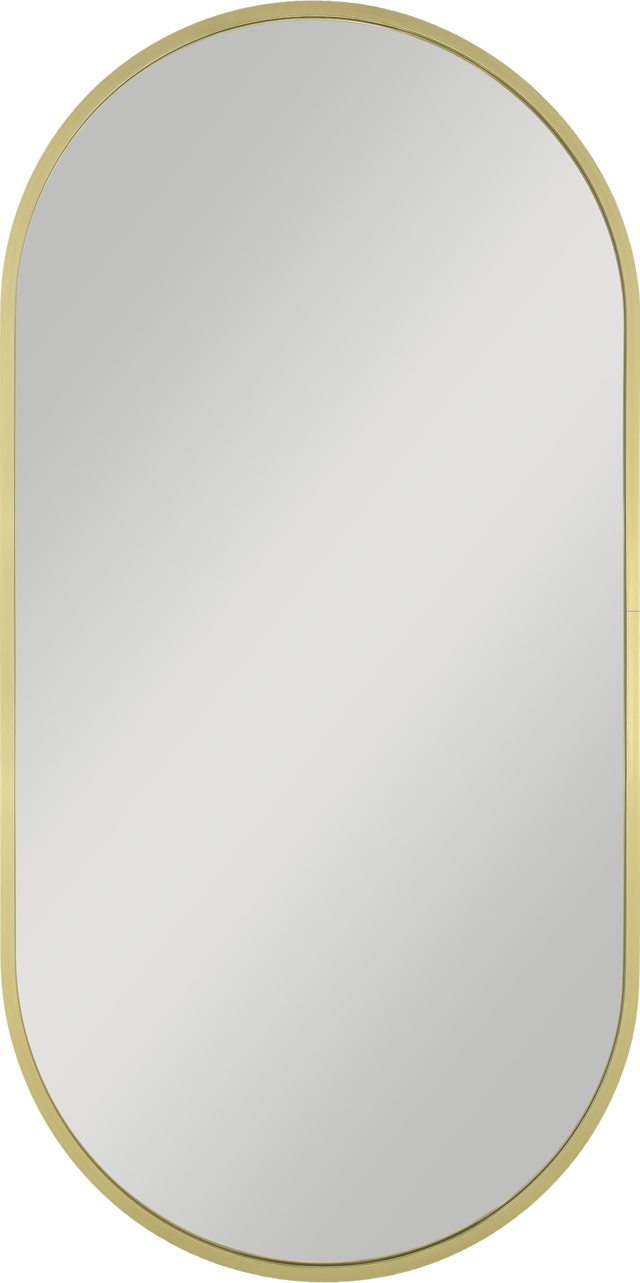 Lustro łazienkowe bez oświetlenia Joy Gold 50 x 100 Dubiel Vitrum