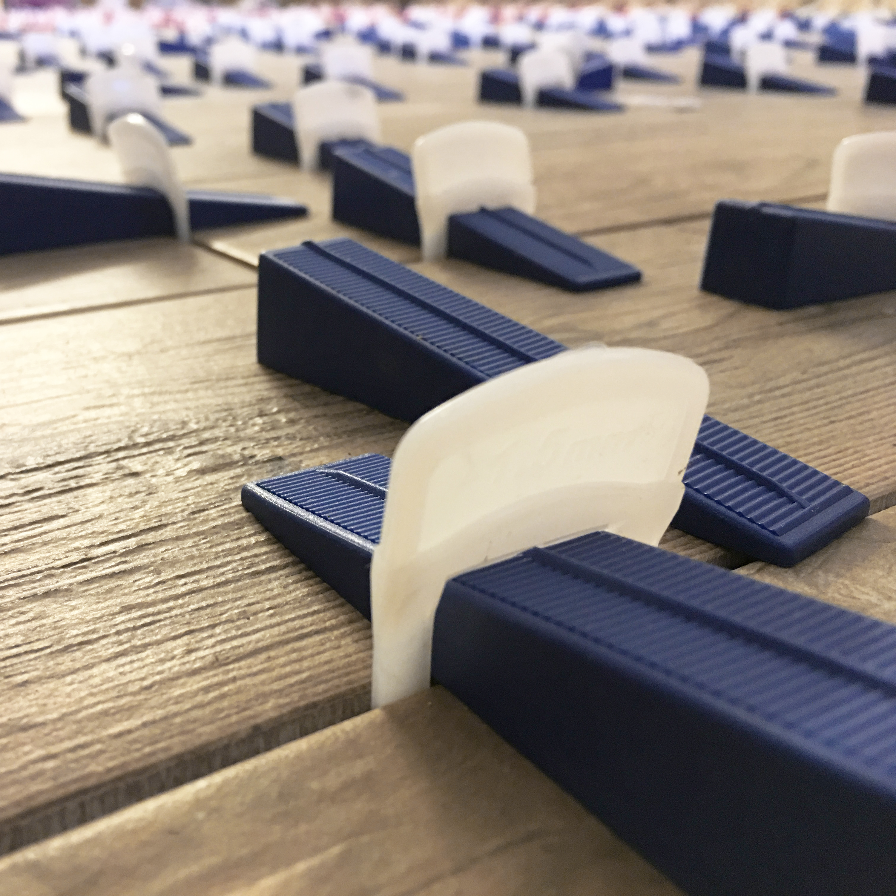 Cuneo in polipropilene a Dritto ls wedge Sp 3 mm blu, confezione da 100 pezzi - 4