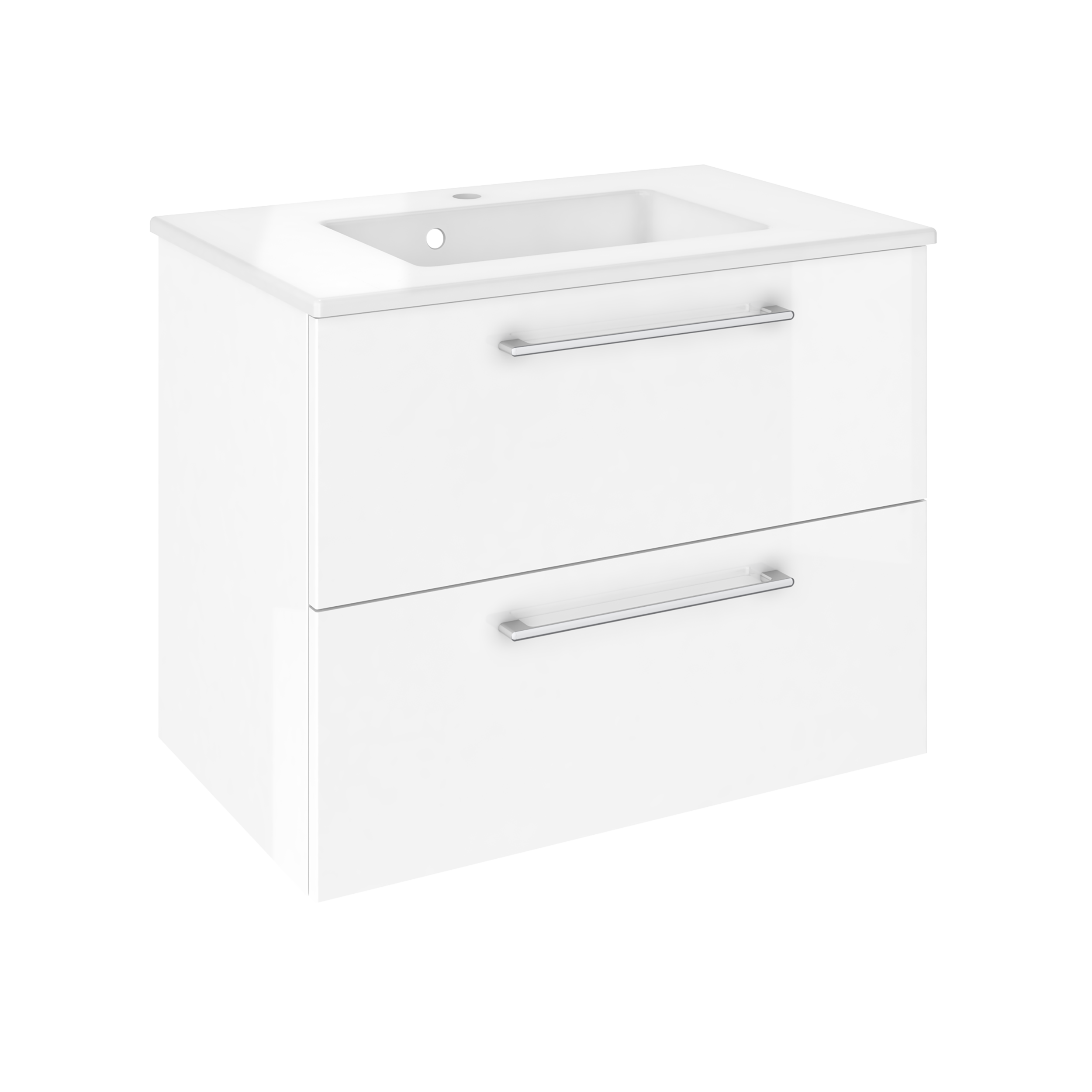 Szafka pod umywalkę Remix Biała 75 Sensea - 24