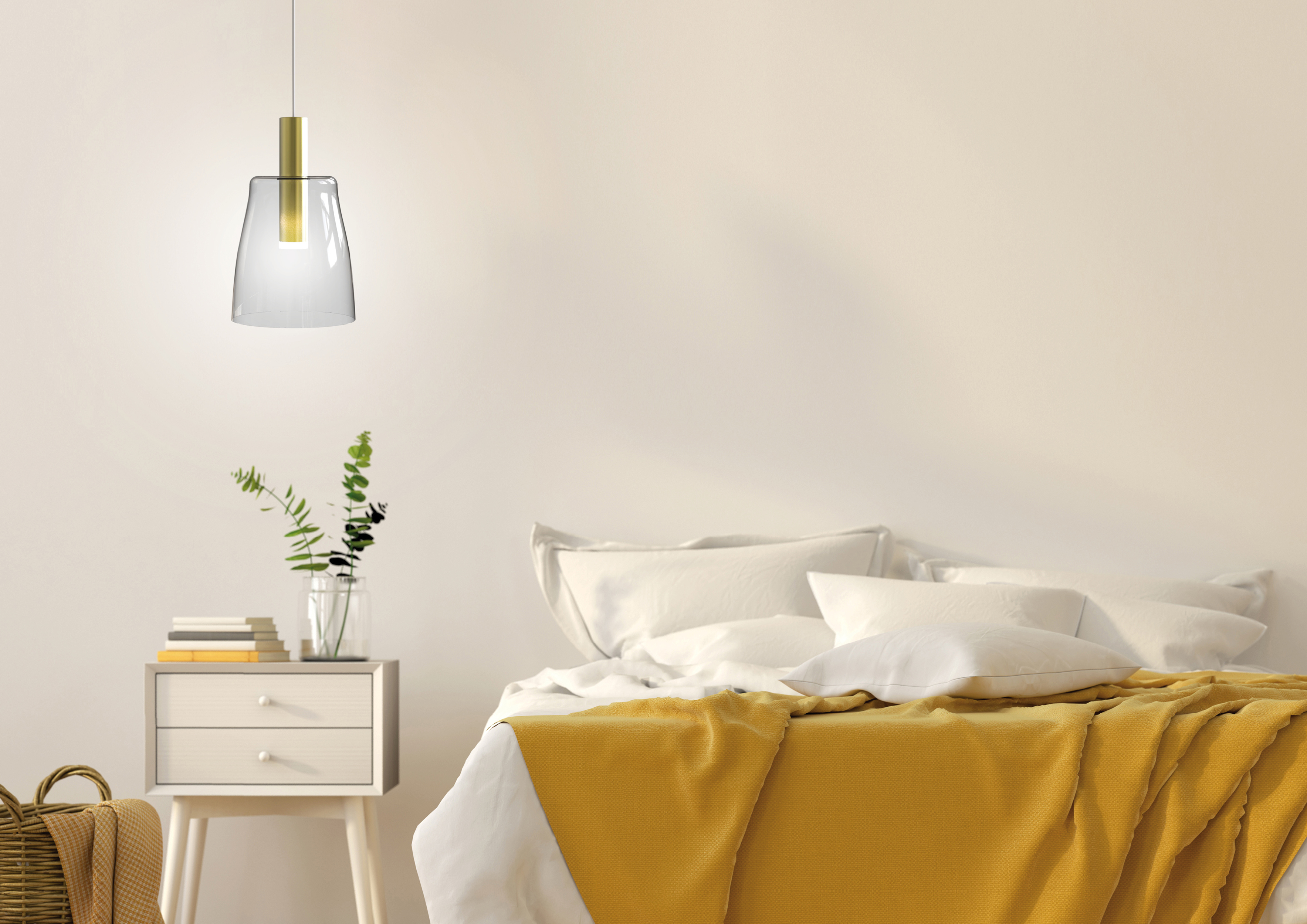 Lampa wisząca Modena złota 260 lm LED Candellux