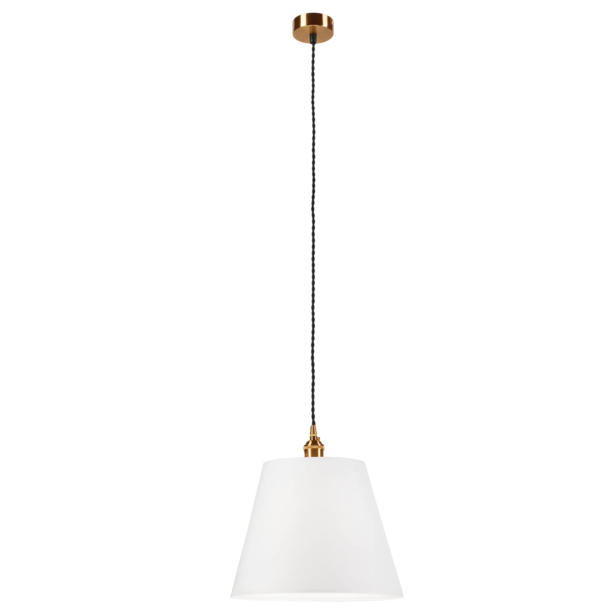 Lampa wisząca Nelly 40W E14 czarno-biały Lamkur