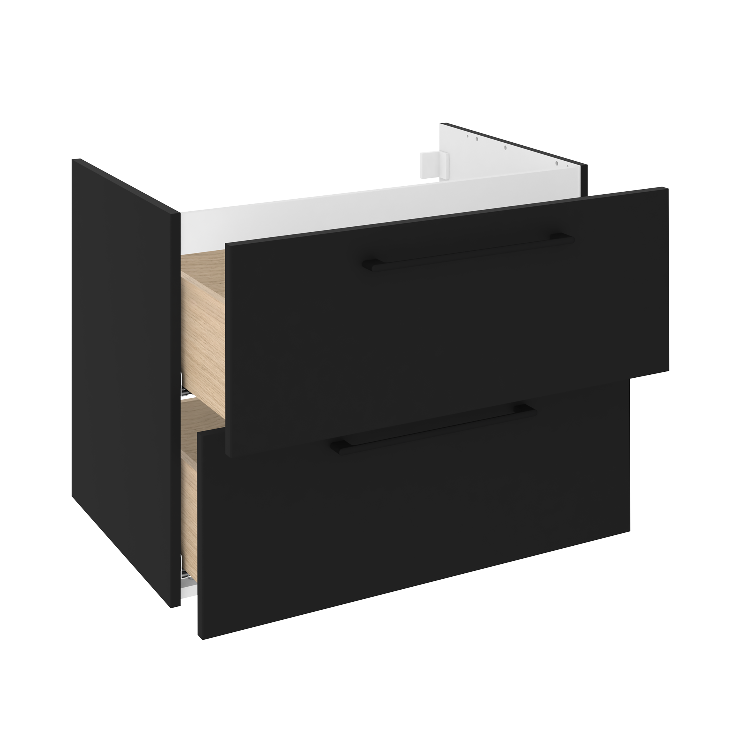 Szafka pod umywalkę Remix Black Mat 75 Sensea - 20