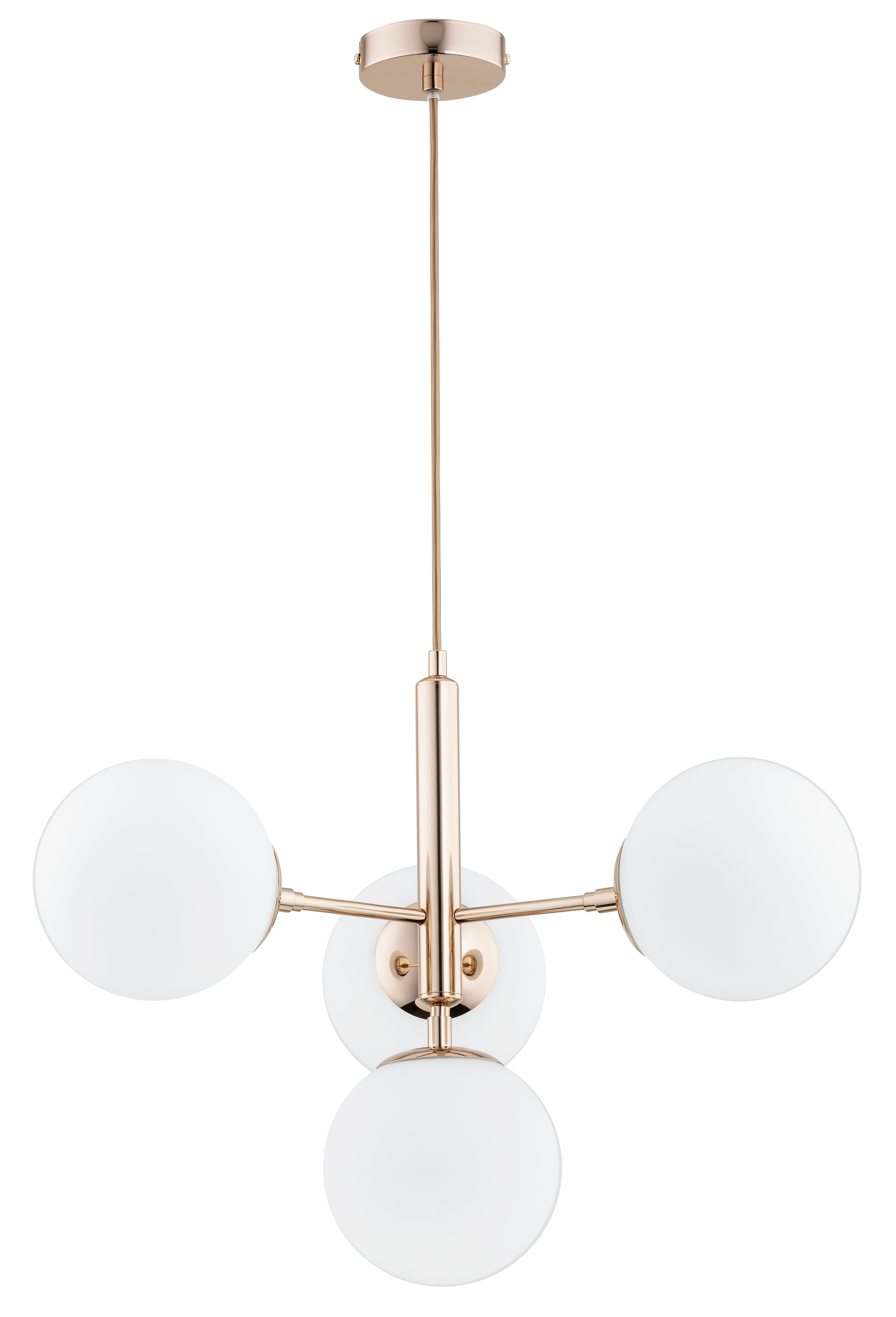 Lampa wisząca Volda Picolo złota 4 x E14 Alfa