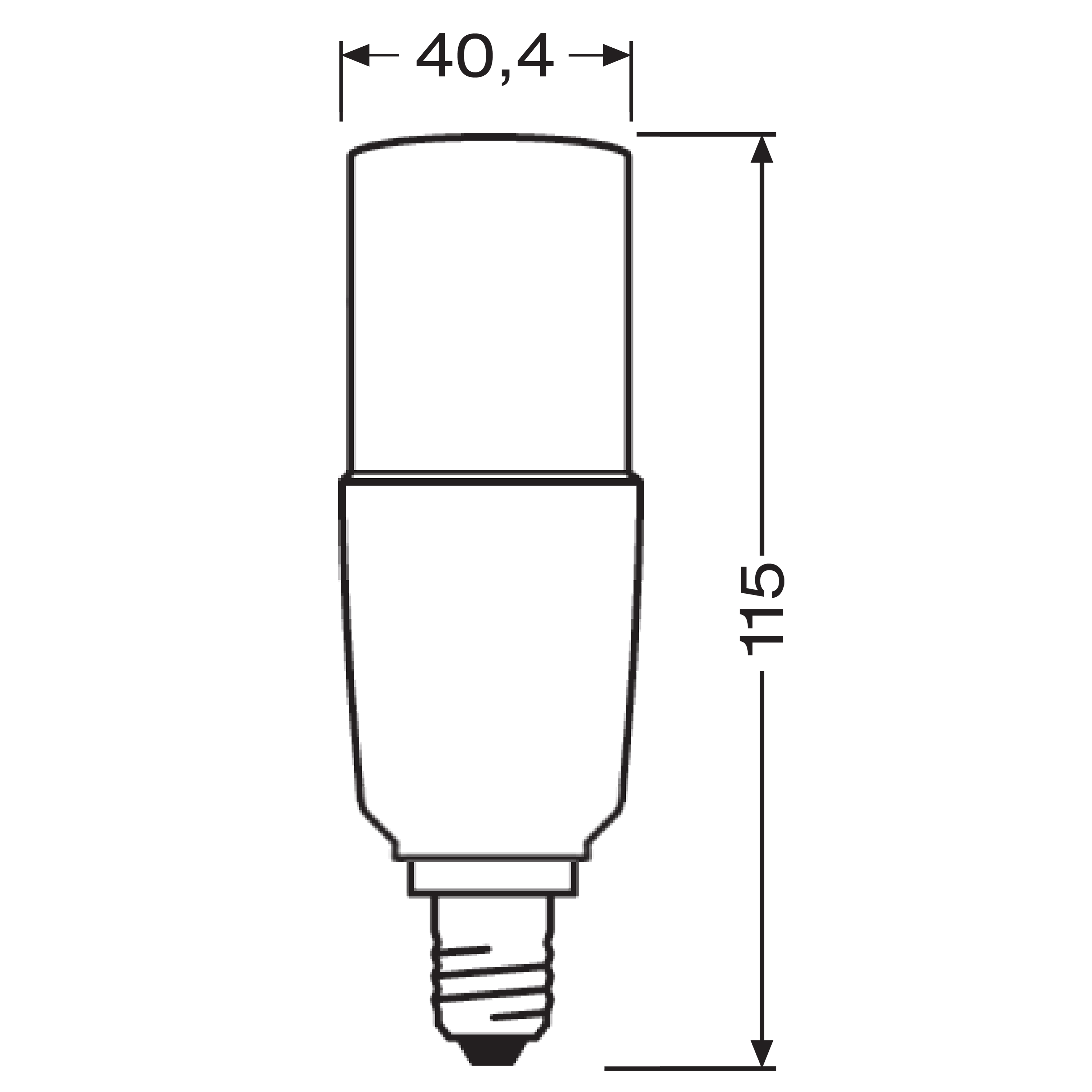 Żarówka LED E14 9 W = 75 W 1050 lm Neutralna biel Osram - 2