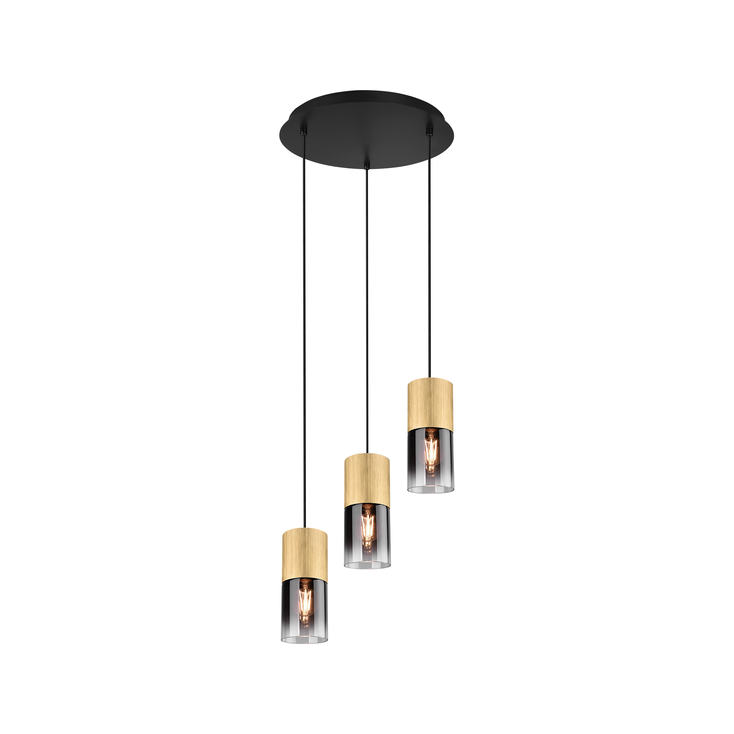 Lampa wisząca Robin złoty 3 x E27 Trio Lighting Inter