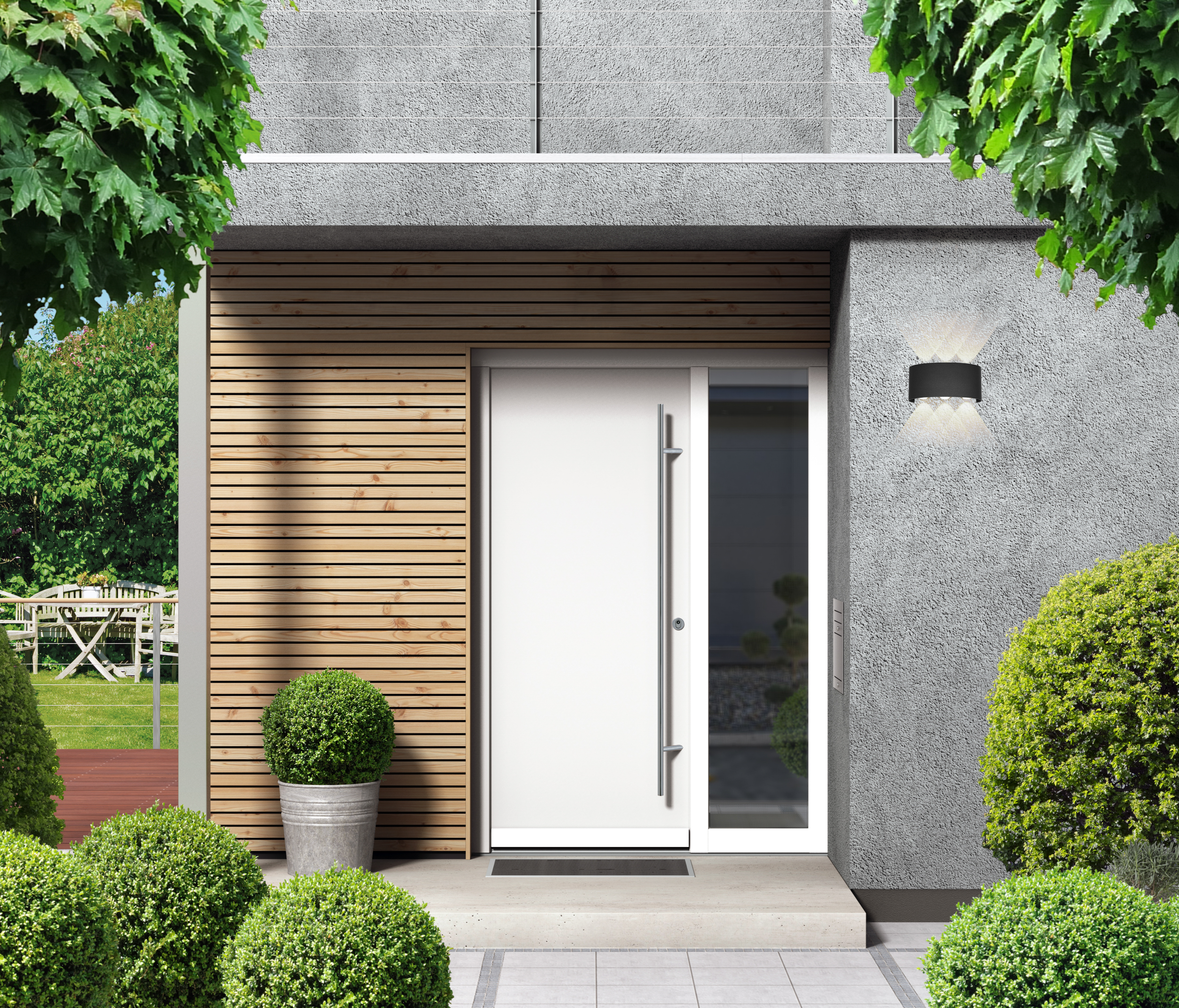 Kinkiet zewnętrzny Ortelo czarny LED Italux - 2