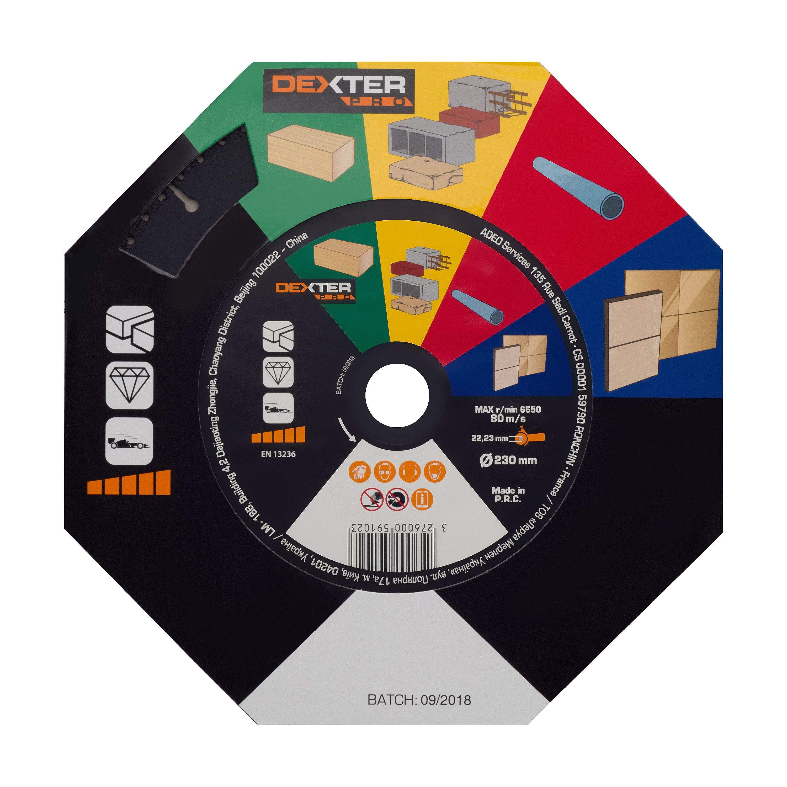 Disco diamante DEXTER PRO MULTIMATERIAL D230MM - 4