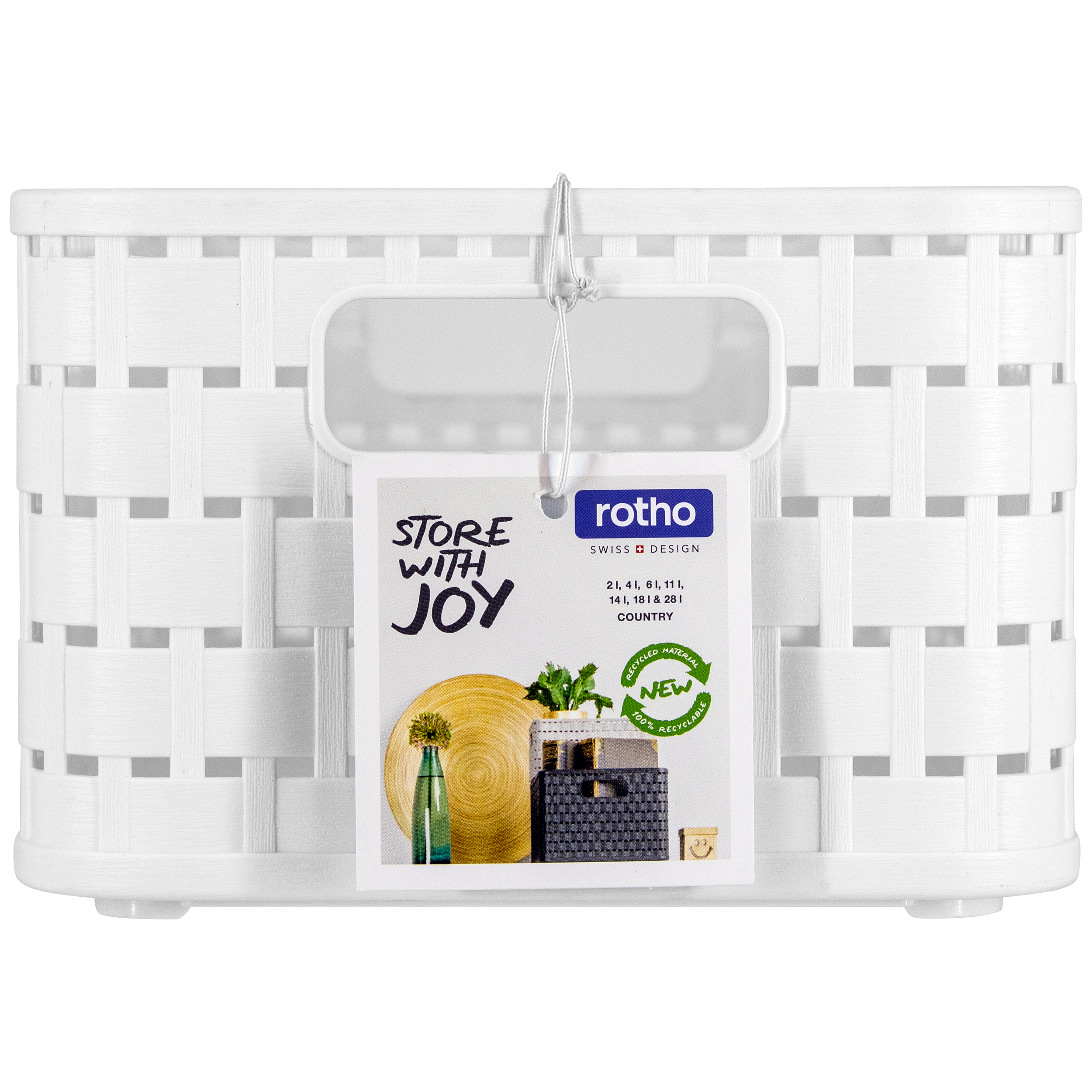 Caixa de arrumação COUNTRY 12X28X18 CM 6L - 2