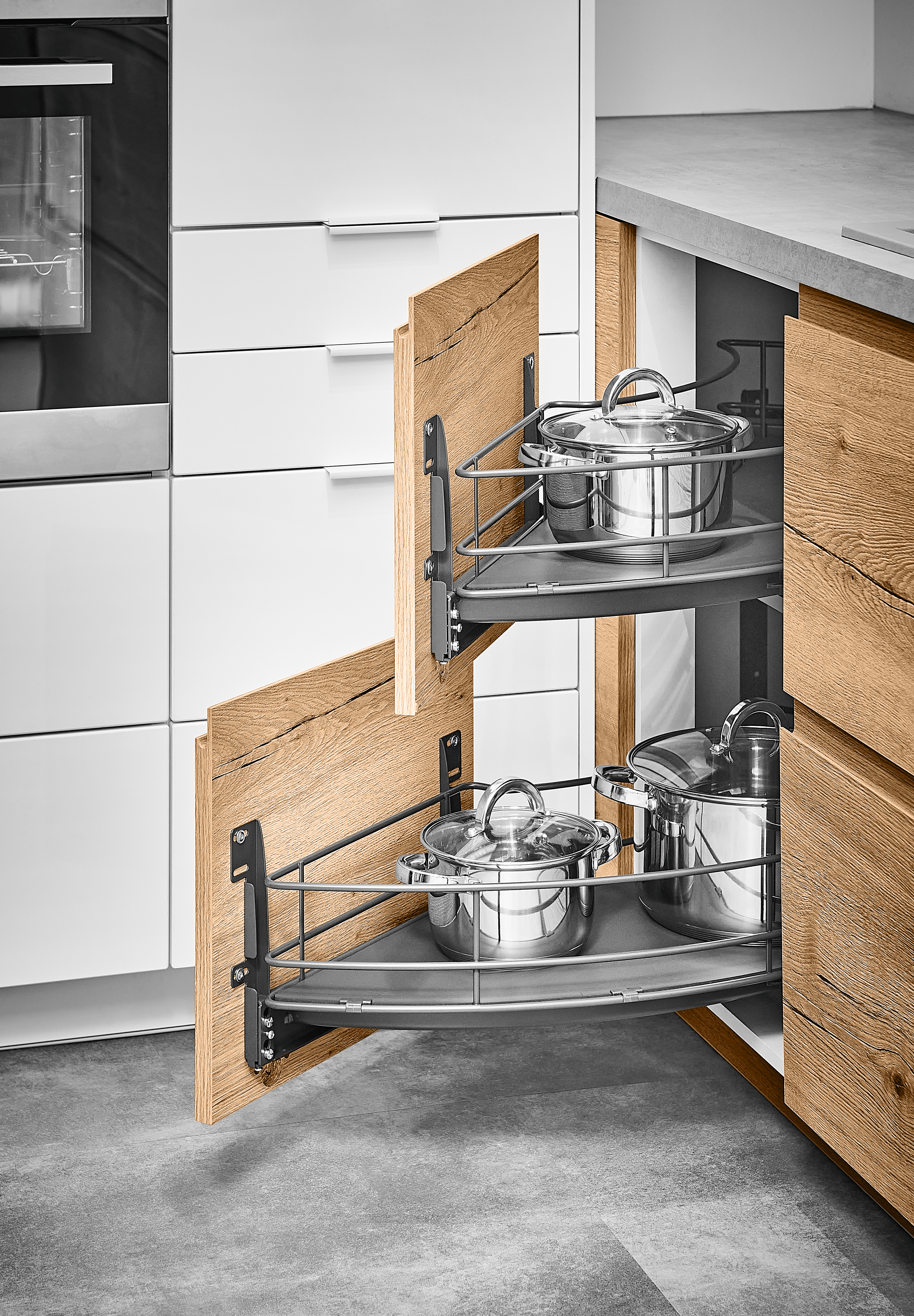 Accesorio extraíble rincón 2 cestas DELINIA ID 56x106x76.9 cm - 8