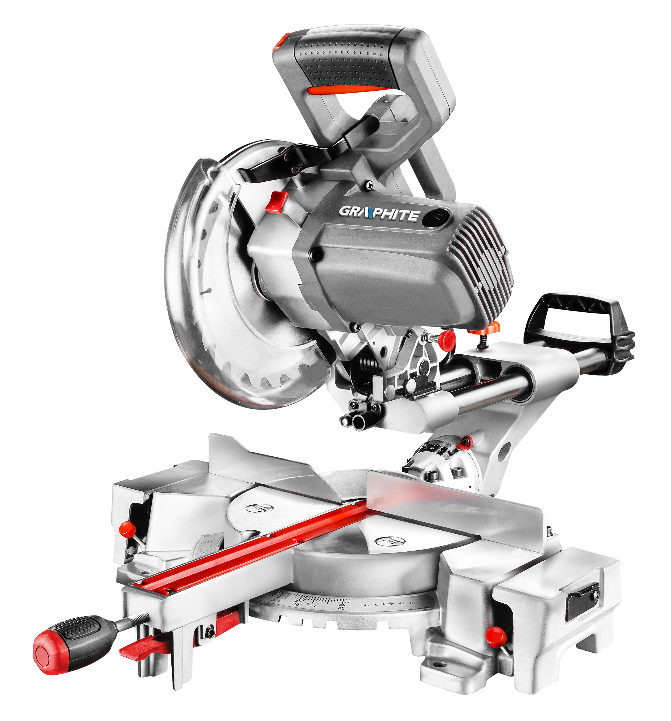 Pilarka ukosowa Graphite z przesuwem 210 mm 1800W