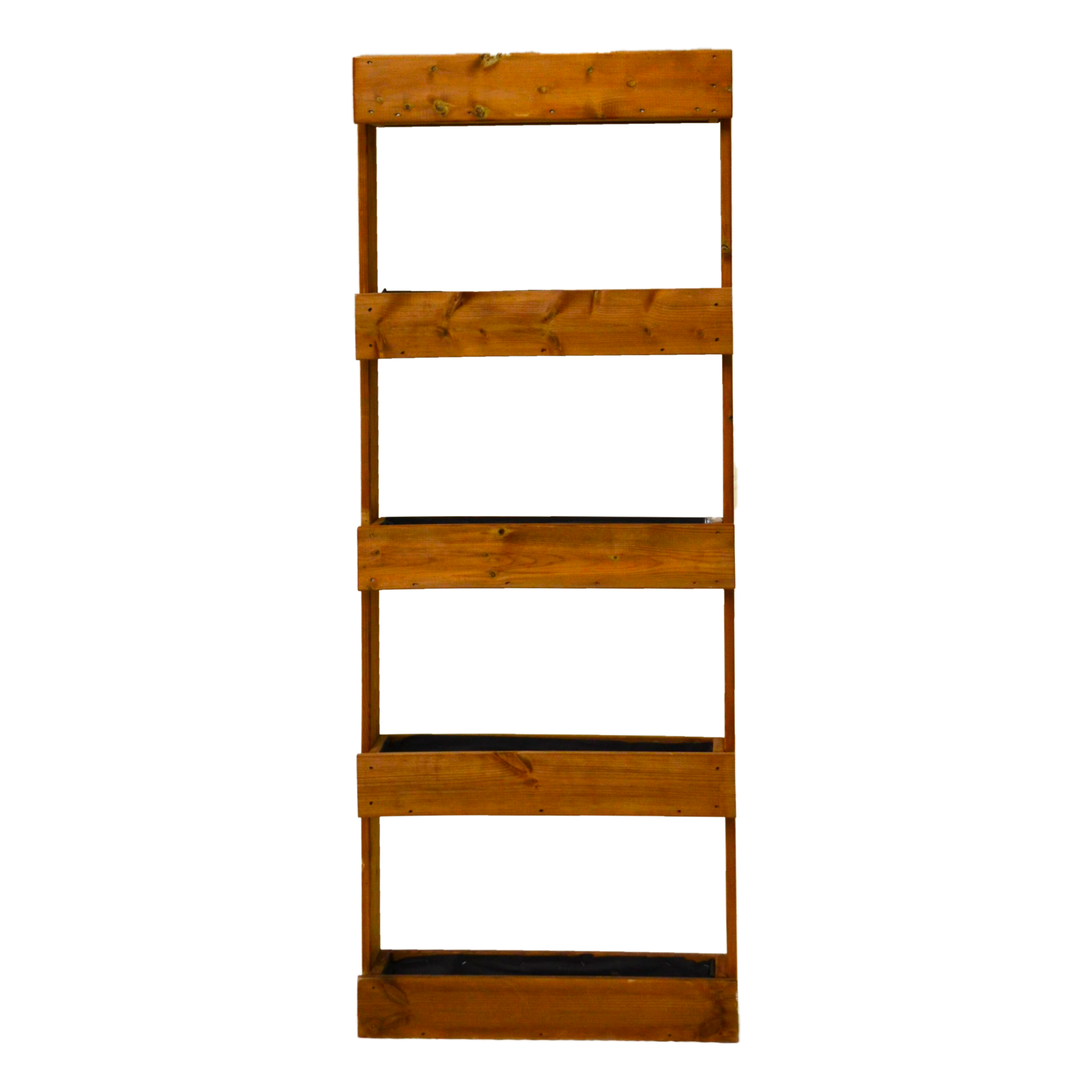 Fioriera per orto in legno Ortolegno Balcony 5 vasche marrone H 164 cm - 2