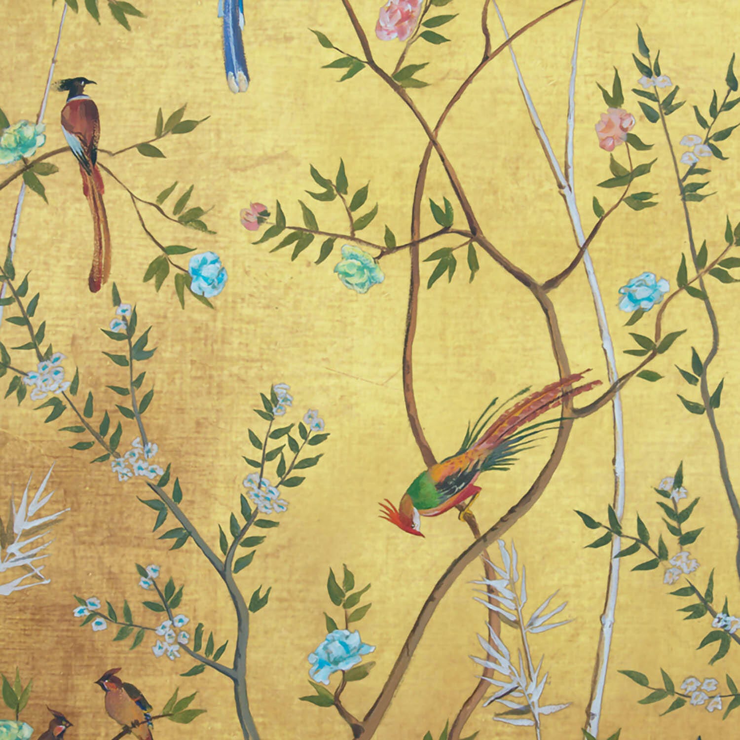 Papier Peint Panoramique PANORAMA Birds Lisse Ocre Intiss L 424 X H papier-peint-panoramique-panorama-birds-lisse-ocre-intiss-l-424-x-h